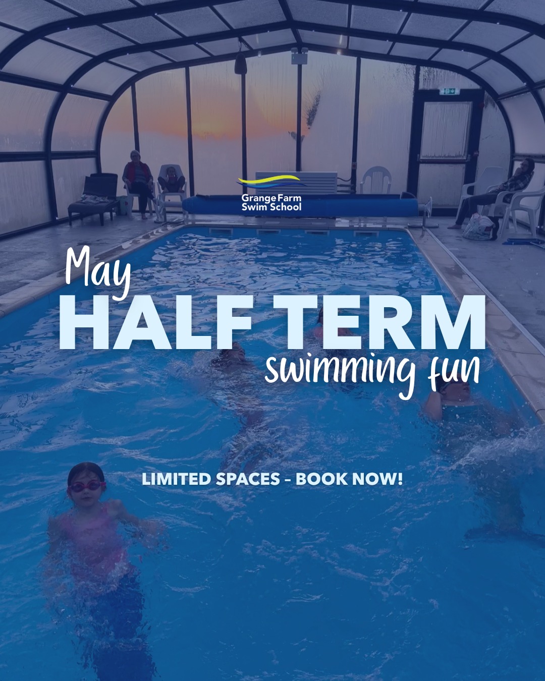 Make a splash this May half term!💦
Whether your child is just starting out or ready to build their skills, our fun, small-group swimming courses are the perfect way to boost confidence in the water.
🐠 Beginner & Improver courses
🏊 Private 1:1 lessons
👶 0-3yrs Parent and Child
🧜♀️ Mermaid & fin swimming experience
✔ Small groups
✔ Supportive, experienced teachers
✔ Designed to build confidence fast
Spaces are limited so don’t miss out!
👉 Book now: www.grangefarmswimschool.co.uk