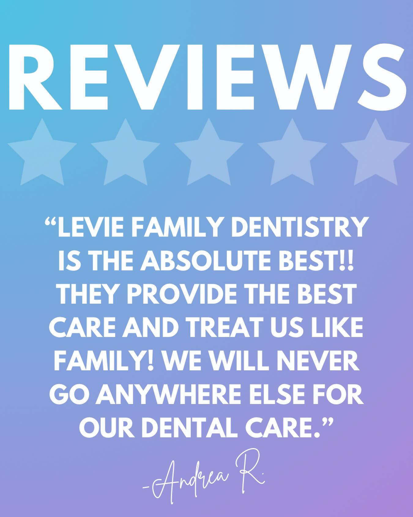 We are so grateful for our amazing patients who take the time to leave such kind reviews! 🤍
Reading your words is a reminder of why we do what we do each and every day. Thank you for trusting us with your smiles! 🦷