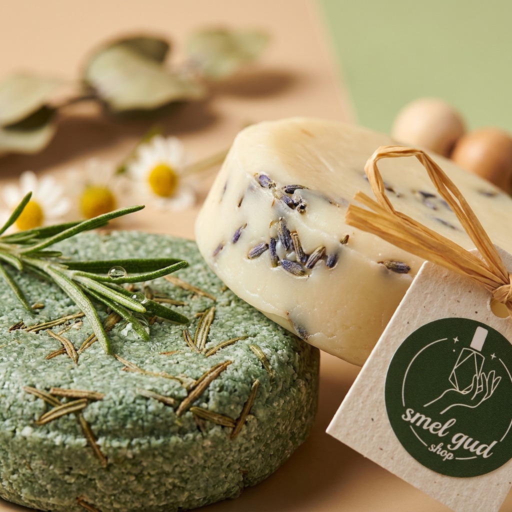 Healthier hair starts with what you put in it. Our Herbal Hair Harmony shampoo and conditioner bars are crafted with rosemary, lavender, and plant-based botanicals to cleanse gently, nourish deeply, and bring natural shine back to every strand. Zero waste. All results. Smel Gud.
#OrganicHaircare #PlantBasedBeauty #CrueltyFreeHair #SulfateFree #NaturalShampoo #ConditionerBar #HerbalHairCare #SustainableLiving #ZeroWaste #HealthyHair #SmelGudShop #NaturalBeauty #EcoFriendlyBeauty #HairRestoration
