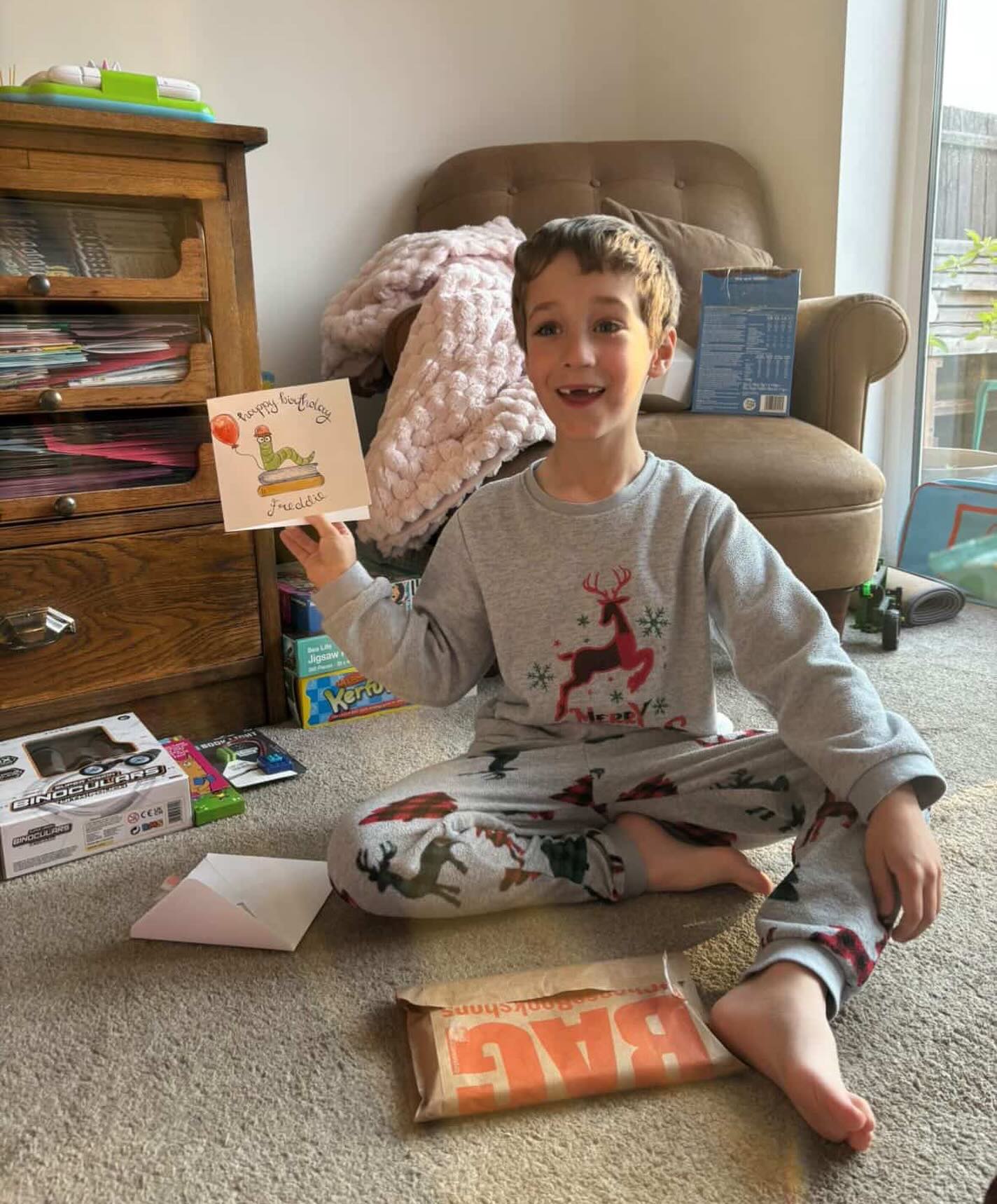 Wishing young Master Freddie here a very happy 7th birthday today.
Needless to say … I hope you have an amazing day, get spoilt rotten, and are pissed by noontime 😂🥰
@cara_gunson