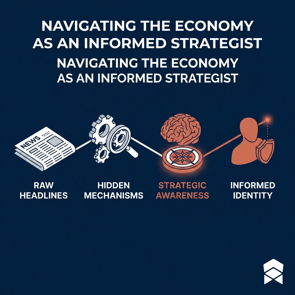 Ever feel like you’re only seeing the surface of the news? Moving from raw headlines to an informed identity is a game-changer. We’re here to help you uncover the hidden mechanisms and build true strategic awareness.
#Economics #StrategicThinking #FinancialLiteracy #Economedia
