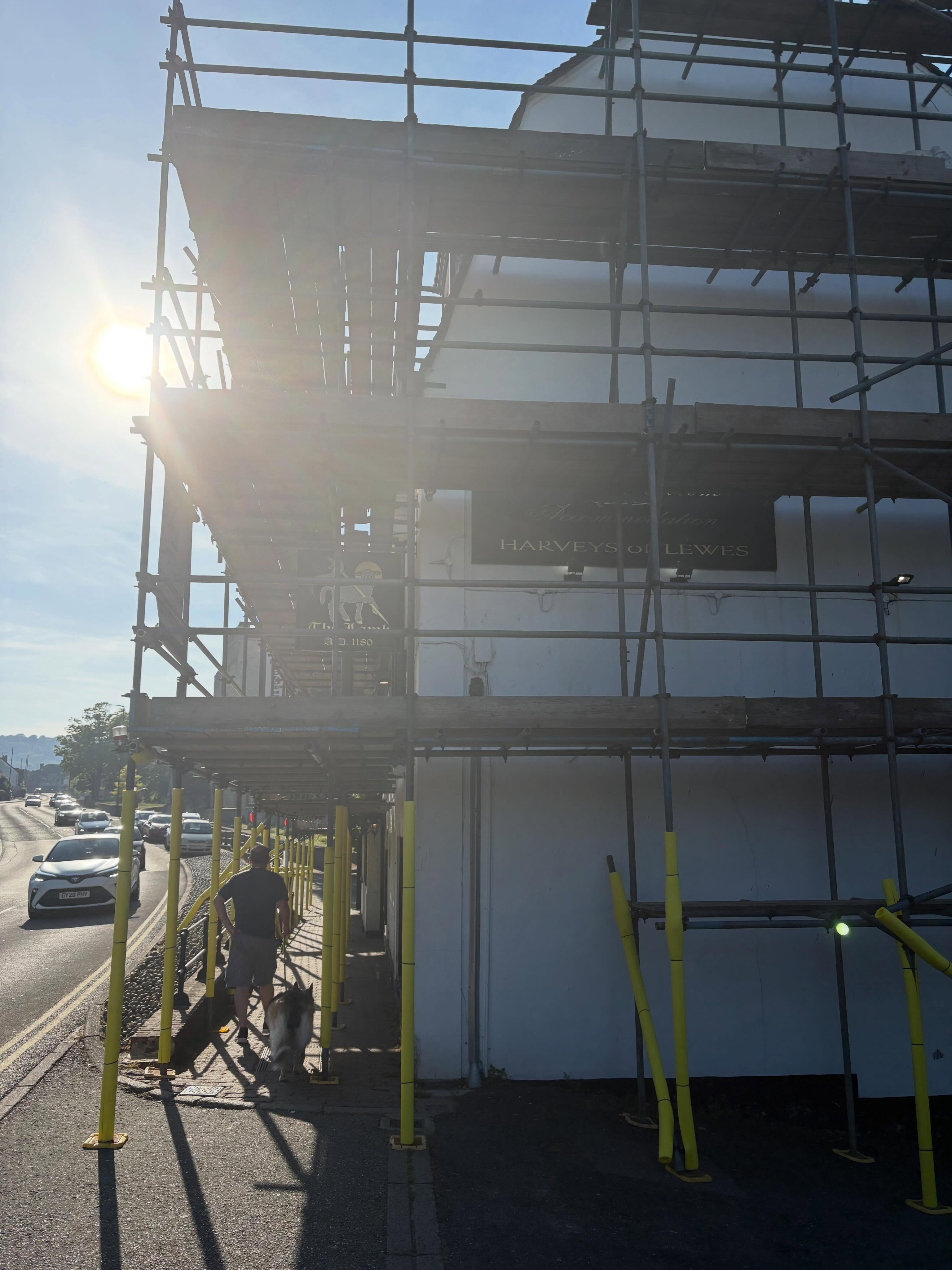 We are open as normal! Pub is getting some TLC from Bill and his team at Soverign Builders. Thanks to Lewes scaffolding. Have a great weekend ♥️🍺