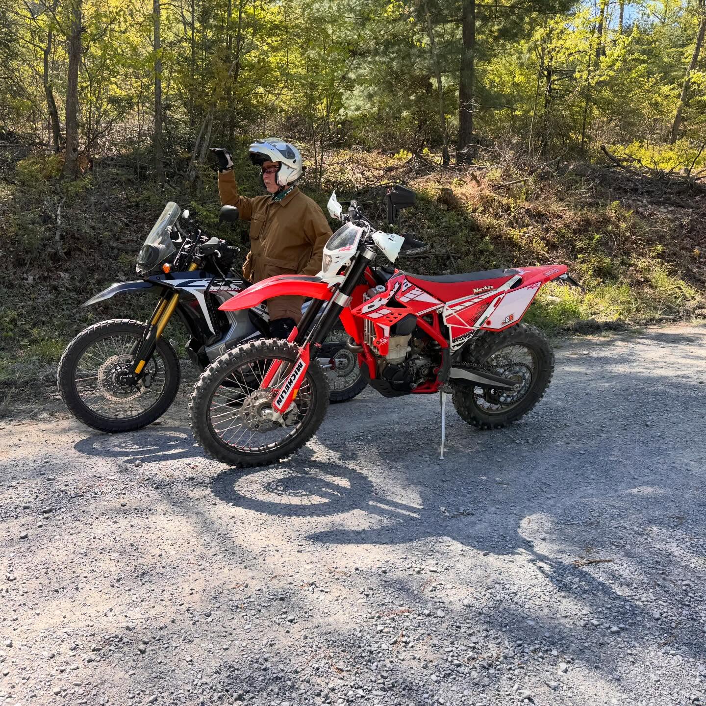 Out exploring new trails away from Basecamp. #beta350rr #reignoutdoor