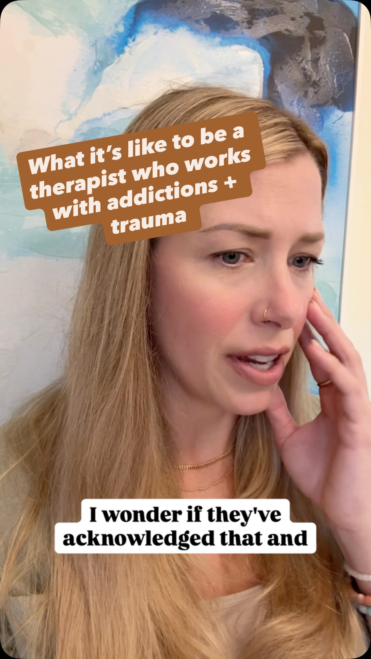 Always meeting you where you are 🤎
#therapistlife #therapistofinstagram #addictionrecovery #soberlife #sobercurious