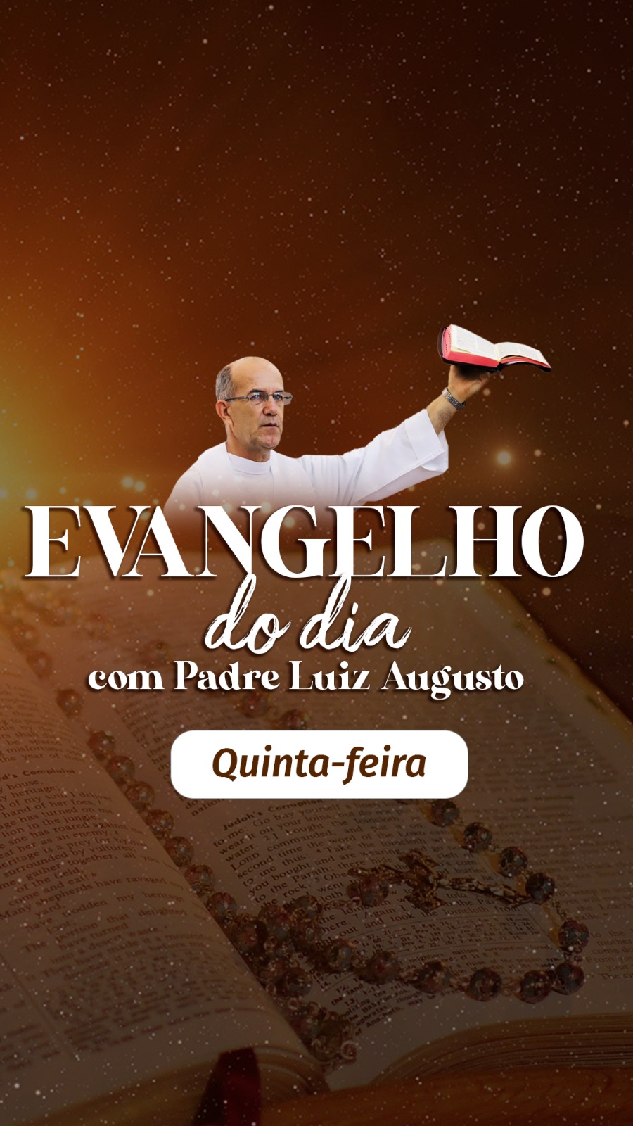 Evangelho do Dia com Padre Luiz Augusto 07/05/2026 - Quinta-feira