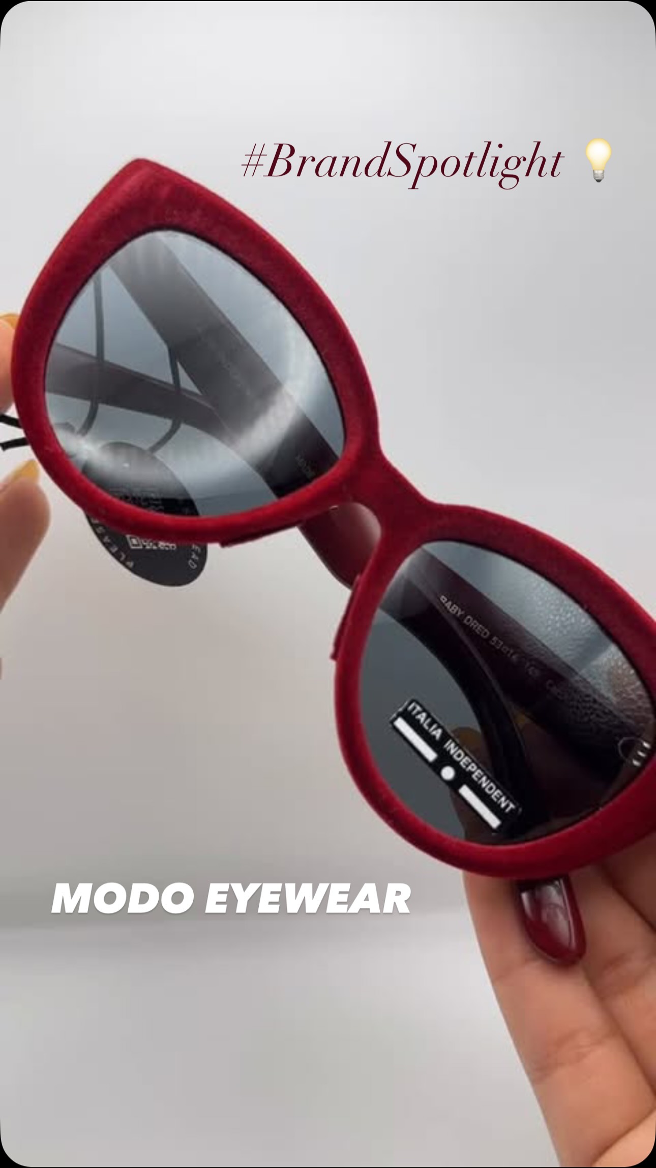 ✨ Friday Brand Spotlight ✨
Bold, chic, and impossible to miss! These red velvety cat-eye sunnies from Modo Italia are serving main character energy all season long.
And trust us… there’s more where that came from 👀