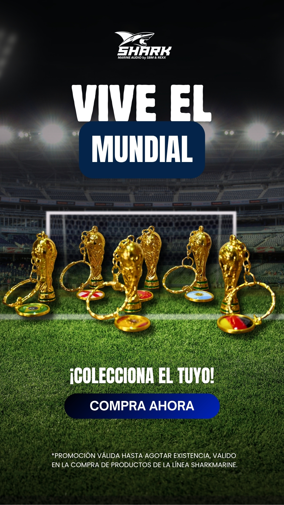 ⚽️🏆Vive el mundial con #sharkmarine
En la compra de nuestros productos de la línea Sharkmarine (mp3 y amplificadores), encuentra uno de nuestros llaveros coleccionables!
¿Qué esperas? Haz tu pedido🏃♂️🏃♂️
*Promoción válida hasta agotar existencias.
#mundial2026 #caraudiolife #caraudiomexico #sbmaudio #sharkmarine