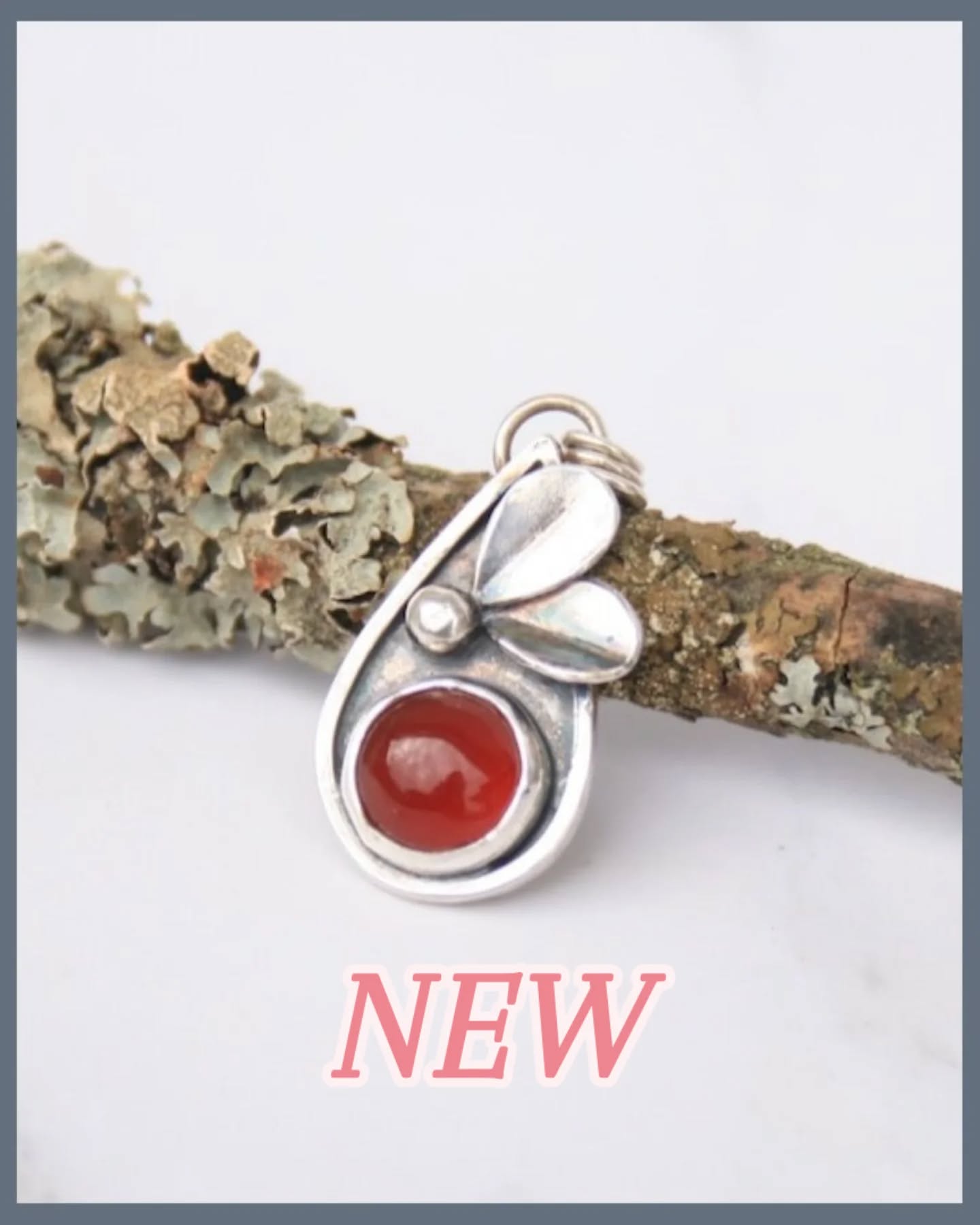 Last week I shared with you some carnelian earrings and today I have the matching necklace.Ā Ā
I have the necklace and earrings listed separately although they would look so beautiful worn as a matching set.Ā Check them out on my website if you would like more information or to see more images.