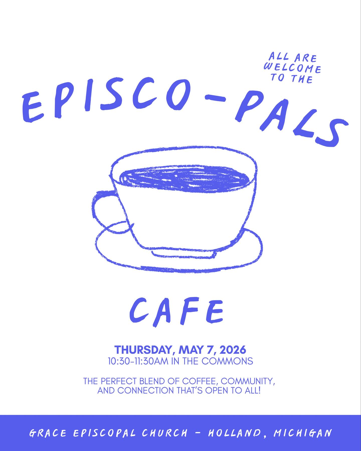 All are welcome - grab a cup of coffee, and treat, and enjoy good company! 💜