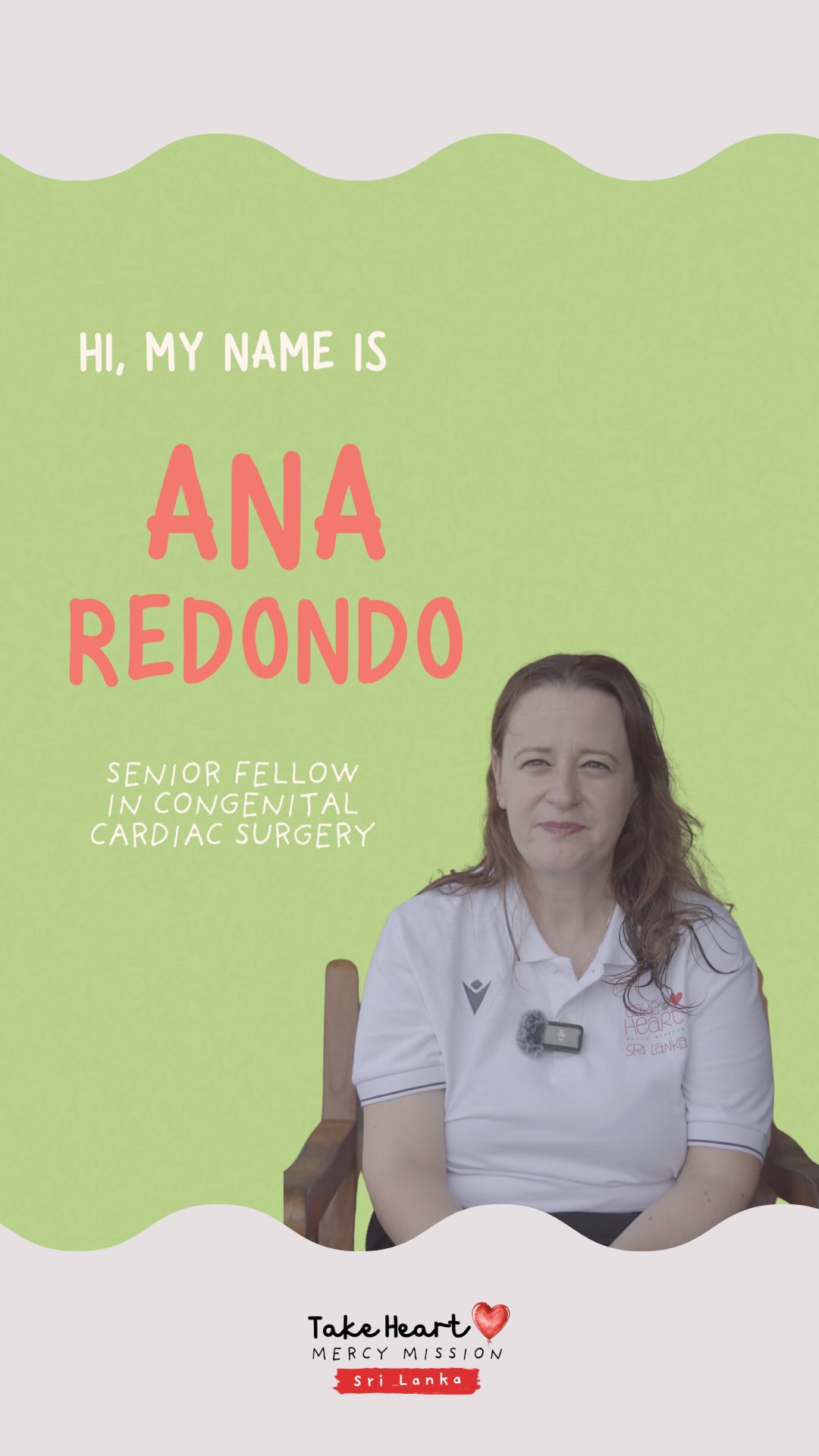 Meet The Team❤️
This is Ana Redondo, Senior Fellow in Congenital Cardiac Surgery, helping deliver life-saving care to children in Sri Lanka.
#takeheartmercymission #meettheteam #savinglittlehearts #srilanka #medicalmission
