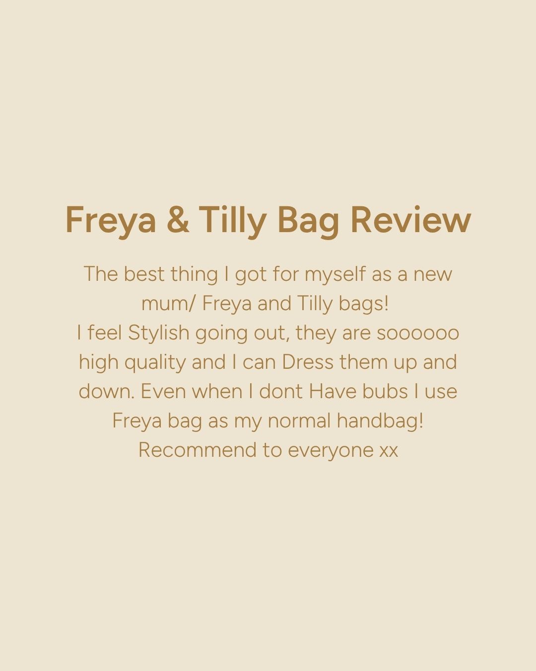 Real words from a real mum 🤍
“I feel stylish going out… even when I don’t have bubs, I still use it as my everyday bag.”
That’s exactly what we designed our bags for. Something that works for mum life, but still feels like you.
Thank you for the kind words, we love hearing how you’re using your Luxe Baby bags every day.