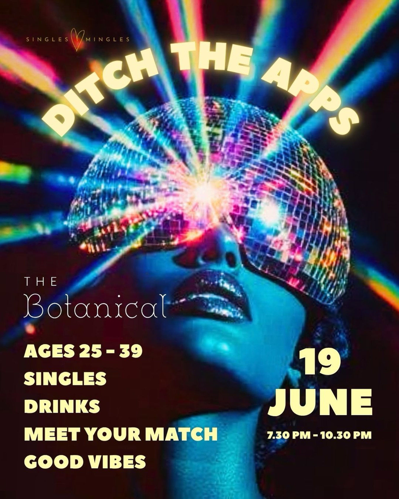 Sutherland Shire singles… let’s do this 🫶🏼
25–39 Singles Party at The Botanical at Highfield.
Early Release Tickets are now live.
#single #singlesevent #singlesparty #singlesminglesaustralia