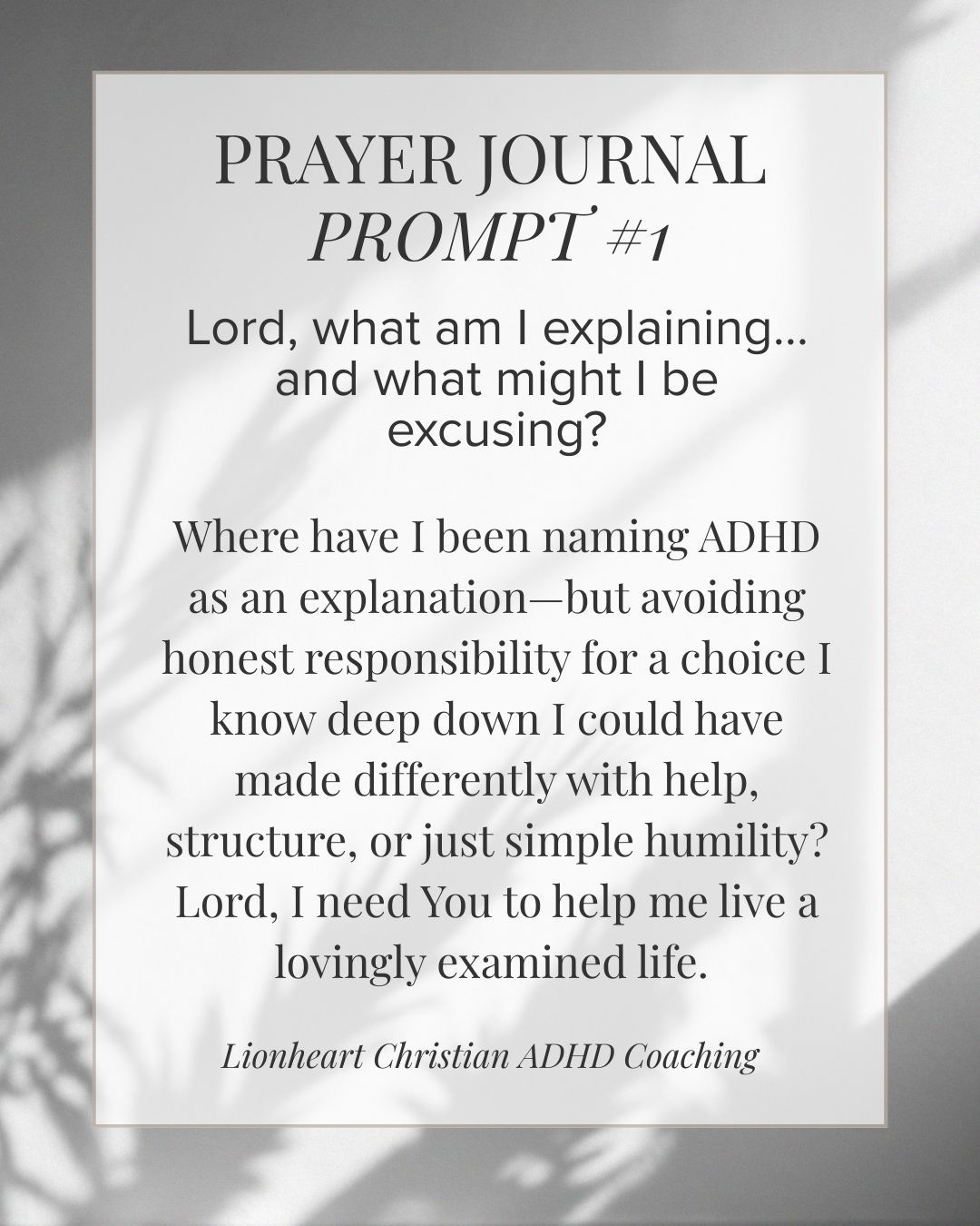 ADHD explains struggle, but it cannot excuse everything. Honest self-examination is an act of humility and love before God.
If discernment feels hard to do alone, book a discovery call.