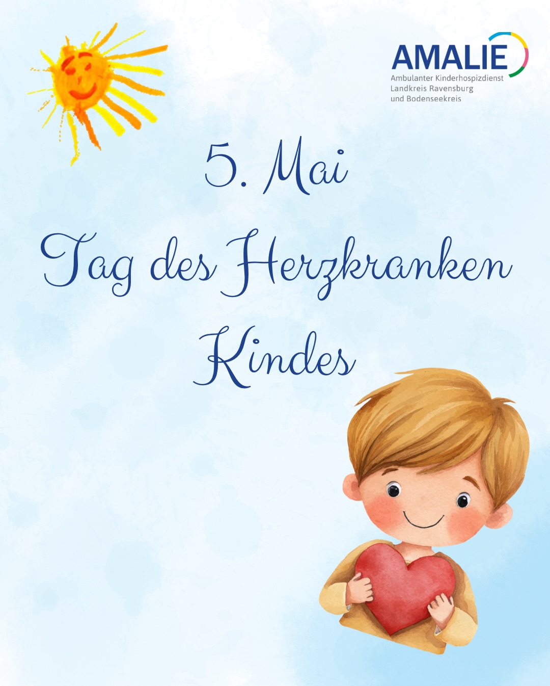 5. Mai - Tag des herzkranken Kindes 💚
#kinderhospizdienst #herzkrankeskind #ehrenamt