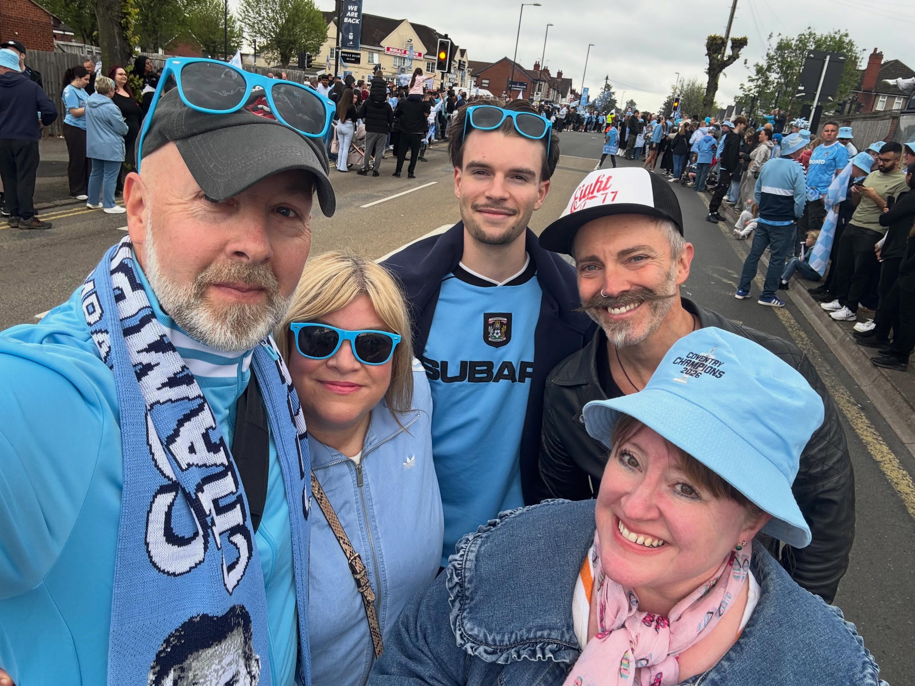 For me the parade and park celebration was brilliant because it was a chance to bring family and friends together #familytime❤️ #friends #ccfc #weareback❤️