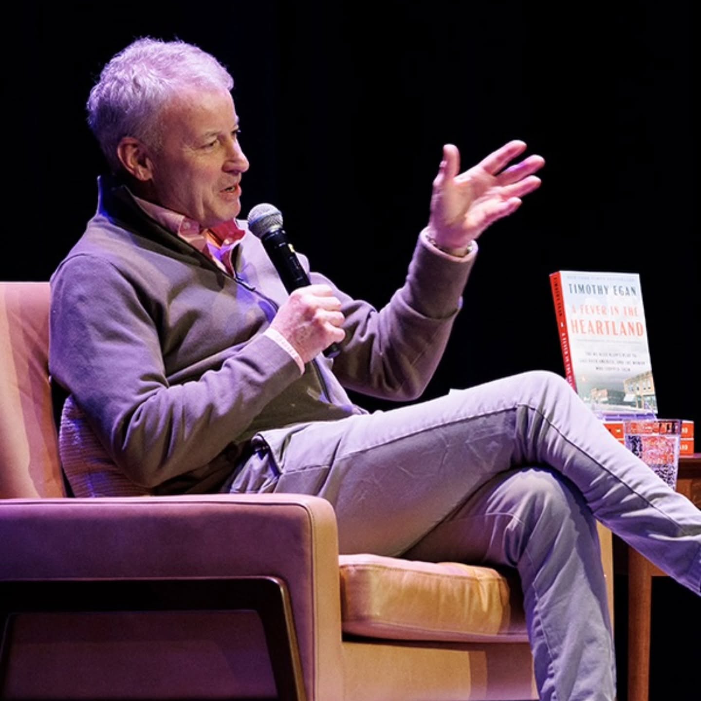 With @elkriverarts This week, we’re joined by award-winning writer Timothy Egan!
Lecturing at The Shane Center on Thursday, May 7, join us for a reading & conversation at 7pm.