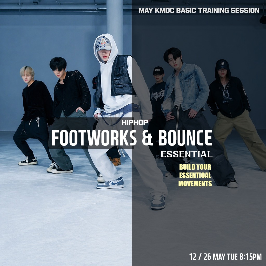【Basic Training: Footwork & Bounce Basic】
Have you ever felt overwhelmed when a difficult step appears in class?
Your feet get busy, your body becomes stiff,
you can hear the rhythm, but your body does not quite follow,
and even when you remember the choreography, the movement still feels a little rigid.
This Basic Training session is designed to help with exactly that.
Footwork is not just about memorising many different steps.
It is a foundation that helps you understand new steps faster, feel less confused when footwork appears in choreography, and move with more confidence.
Bounce is one of the most essential skills in dance.
It creates rhythm, groove, and flow, especially in hip-hop, K-pop, and commercial choreography. Once bounce becomes more natural in your body, your movement starts to look less stiff and much more alive.
In this session, we will train Footwork & Bounce as practical basics that can be applied directly to choreography.
We will work on:
✔️ Basic footwork patterns often used in class
✔️ How to understand steps instead of memorising them one by one
✔️ How to stop your feet from getting tangled
✔️ How to use bounce to create rhythm and groove
✔️ How to connect your footwork with your upper body
✔️ How to make K-pop and hip-hop based choreography feel more natural
Recommended for those who:
✔️ Struggle when difficult steps appear in choreography
✔️ Find it hard to memorise footwork quickly
✔️ Feel like their body becomes stiff when the rhythm gets faster
✔️ Want to make their movement look less rigid and more groovy
✔️ Want to learn K-pop choreography faster and more naturally
✔️ Want to build stronger basics for hip-hop and commercial dance
Footwork helps you understand choreography more easily.
Bounce gives your movement rhythm, groove, and life.
Through this Basic Training, let’s make your steps lighter,
your body more rhythmic,
and your choreography feel much more natural.