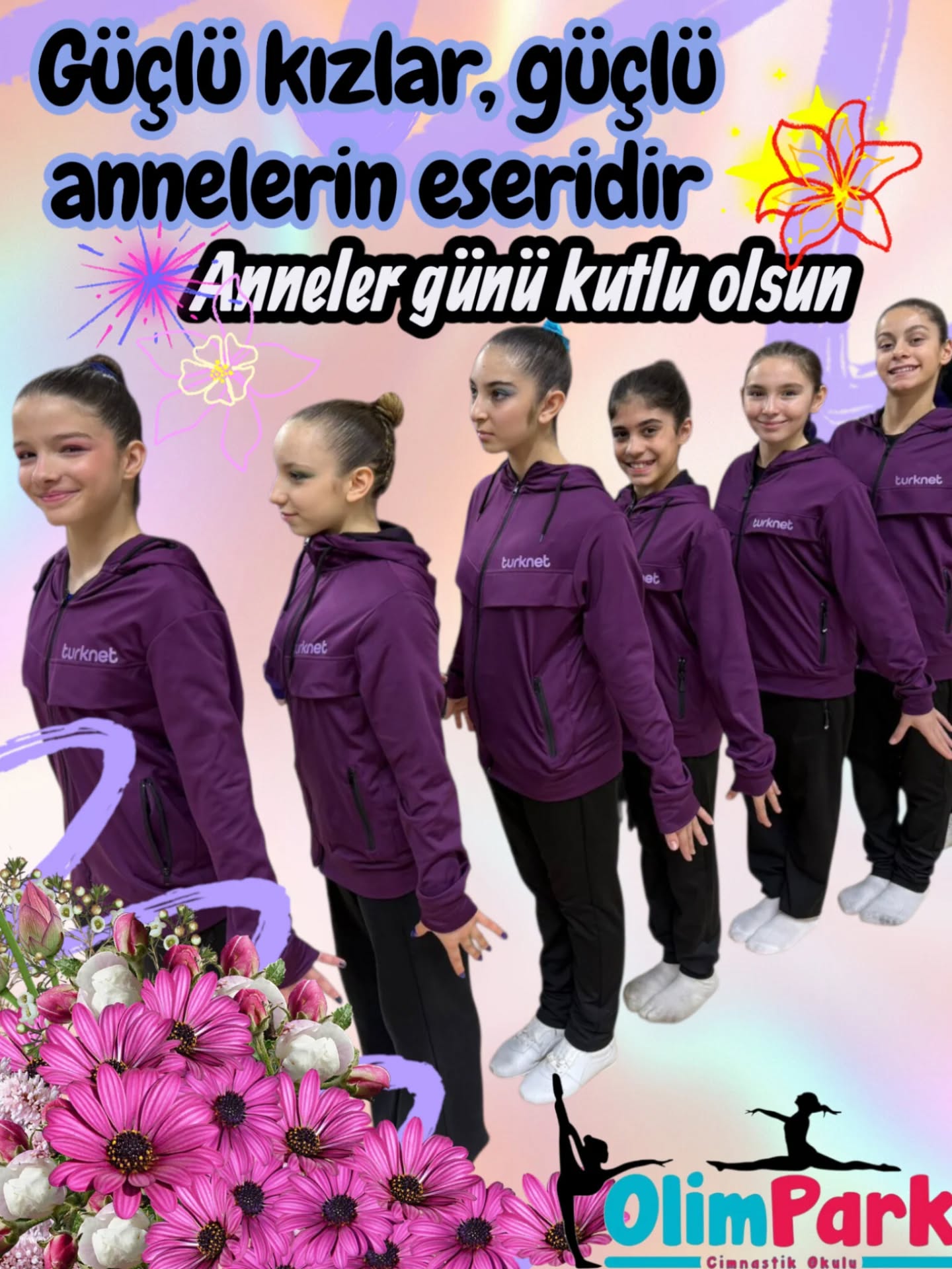 OLIMPARK Cimnastik Kulübü olarak Anneler Günü’nüz kutlu olsun! 💐
Sevginizle büyüyen minik sporcularımızın en büyük kahramanları sizsiniz.
İyi ki varsınız canım anneler! 💖✨