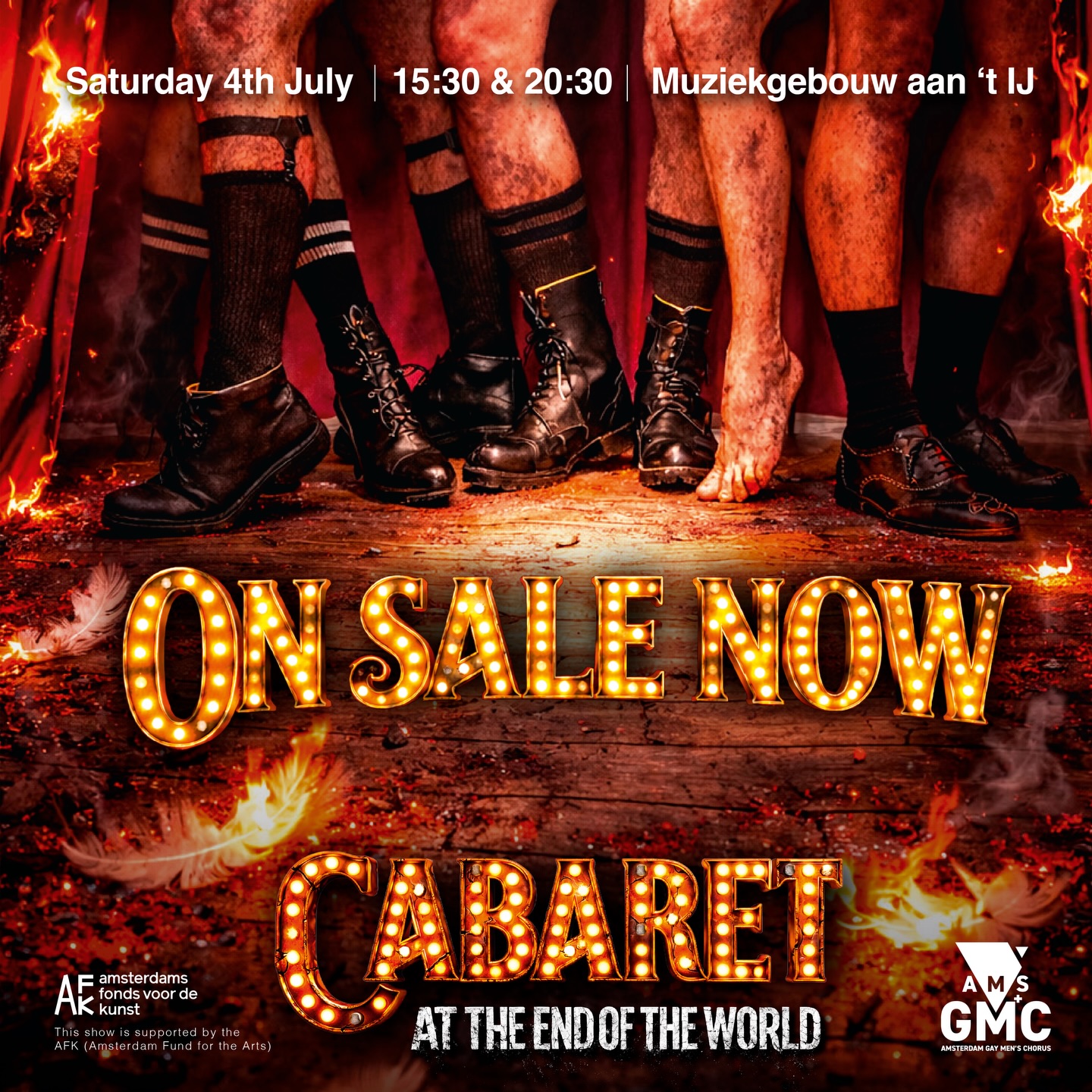 The wait is over 🔥
🎟 Tickets for “Cabaret at the End of the World” are ON SALE NOW!!!
Now stop reading this and go grab your seat before someone else does ✨
📲 Book now at AMSGMC.nl
🔗 or click on the link in bio
See you at the Cabaret, we’ll be the ones with the best seats🥂
