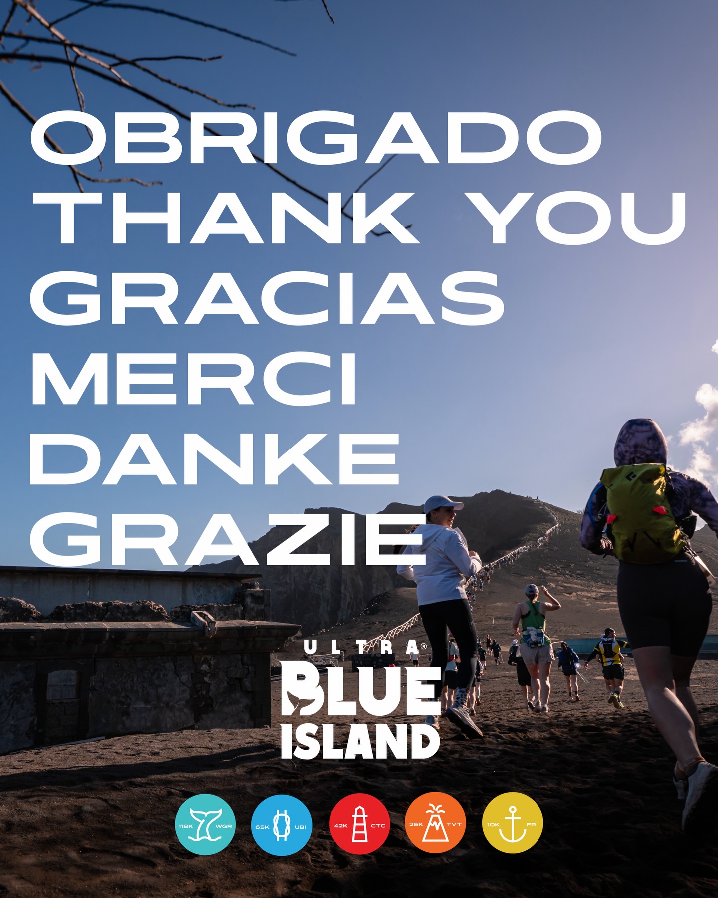 💙 Este foi um ano muito especial para nós.
O grande número de participantes, a ajuda impecável dos voluntários e o trabalho da direção de prova fizeram com que esta Ultra Blue Island 2026 fosse uma experiência inesquecível para todos.
Despedimo-nos desta edição com lágrimas nos olhos e esperamos que o espírito dos Açores permaneça sempre connosco. 🌋
Vemo-nos no próximo ano na ilha do Faial.
Muito obrigado a todos.
🎥 Em breve iremos publicar o vídeo resumo :)
🇬🇧
💙 This has been a very special year for us.
The incredible number of participants, the amazing support from the volunteers, and the work of the race organization made Ultra Blue Island 2026 an unforgettable experience for everyone.
We say goodbye to this edition with tears in our eyes, hoping that the spirit of the Azores will always stay with us. 🌋
See you next year on Faial Island.
Thank you all so much.
🎥 The official recap video is coming soon :)
#UltraBlueIsland #ThankYouRunners #AzoresSpirit #TrailRunningFamily #SeeYouIn2027