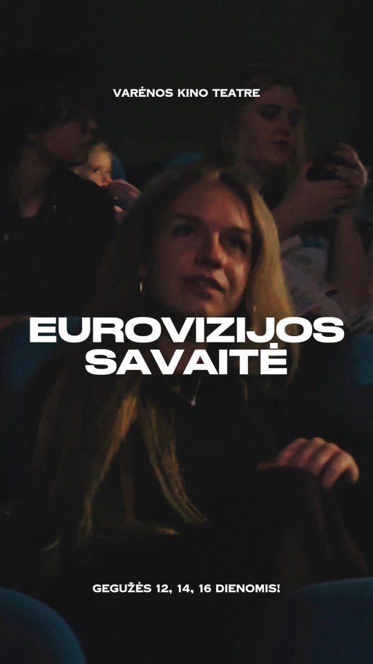 VARĖNIŠKIAI, AR JAU PASIRUOŠĘ EUROVIZIJAI? 🎤
Didelis ekranas + gera kompanija + Eurovizijos dainų konkursas emocijos = planas tavo vakarams.
📅 Gegužės 12, 14 ir 16 d. kviečiame į tiesiogines peržiūras Varėnos kino teatre – čia bus viskas: palaikymas, juokas, komentarai, lyg būtume pačioje arenoje!
🔥 Gegužės 16 d. – bonusas:
🧠 20 val. EUROVIZIJOS PROTMŪŠIS
Suburk 4 žmonių komandą (arba prisijunk vietoje) ir išbandyk jėgas!
Trumpai:
📍 Varėnos kultūros centro kino ir parodų salės
👥 Amžius: N-7 (Nuo 7 metų tik su suaugusiųjų palyda)
🎟 Nemokama
🍿 Atsinešk užkandžių sau ir draugui
Ateik su draugais ir paversk Euroviziją tikru įvykiu, o ne tik fonu namuose!
👉 Vietas rezervuok:
https://varenoskinas.lt/filmai/eurovizijos-finalas