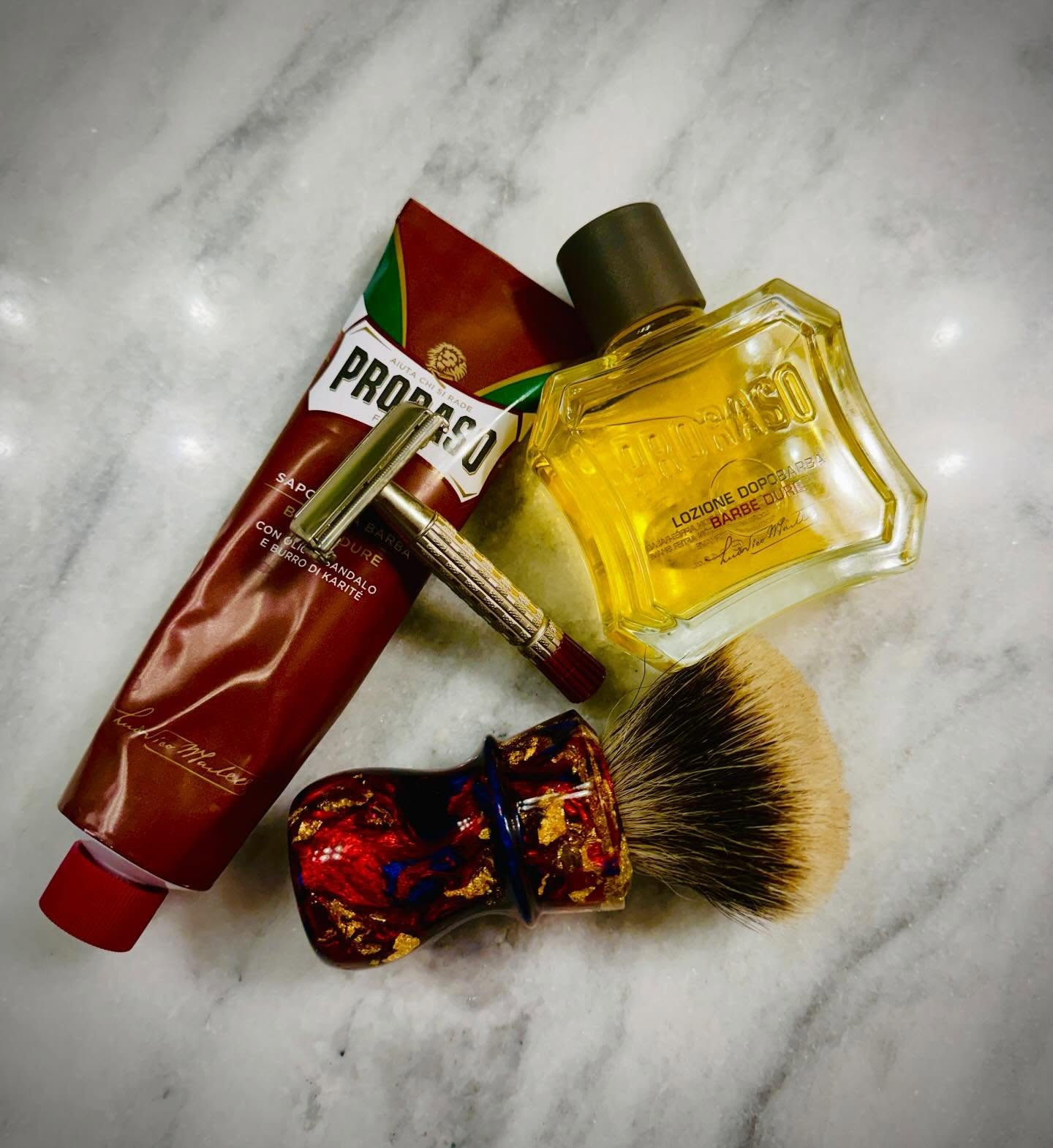 Thank you @proraso @gillette @akabrushworx #sotd #wetshaving