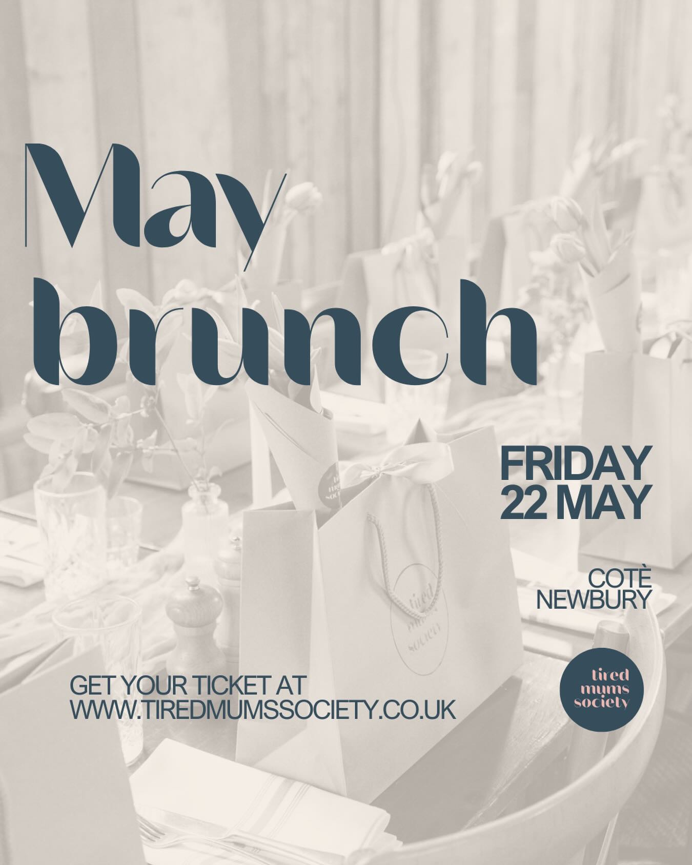 May tickets are now LIVE ✨
We’re back at Côte Brasserie in Newbury – but this time we’re switching things up and hosting on the ground floor
Join us right in the heart of Newbury in a fresh new space for us, with easy parking, great public transport links, and a chance for a browse around the shops after