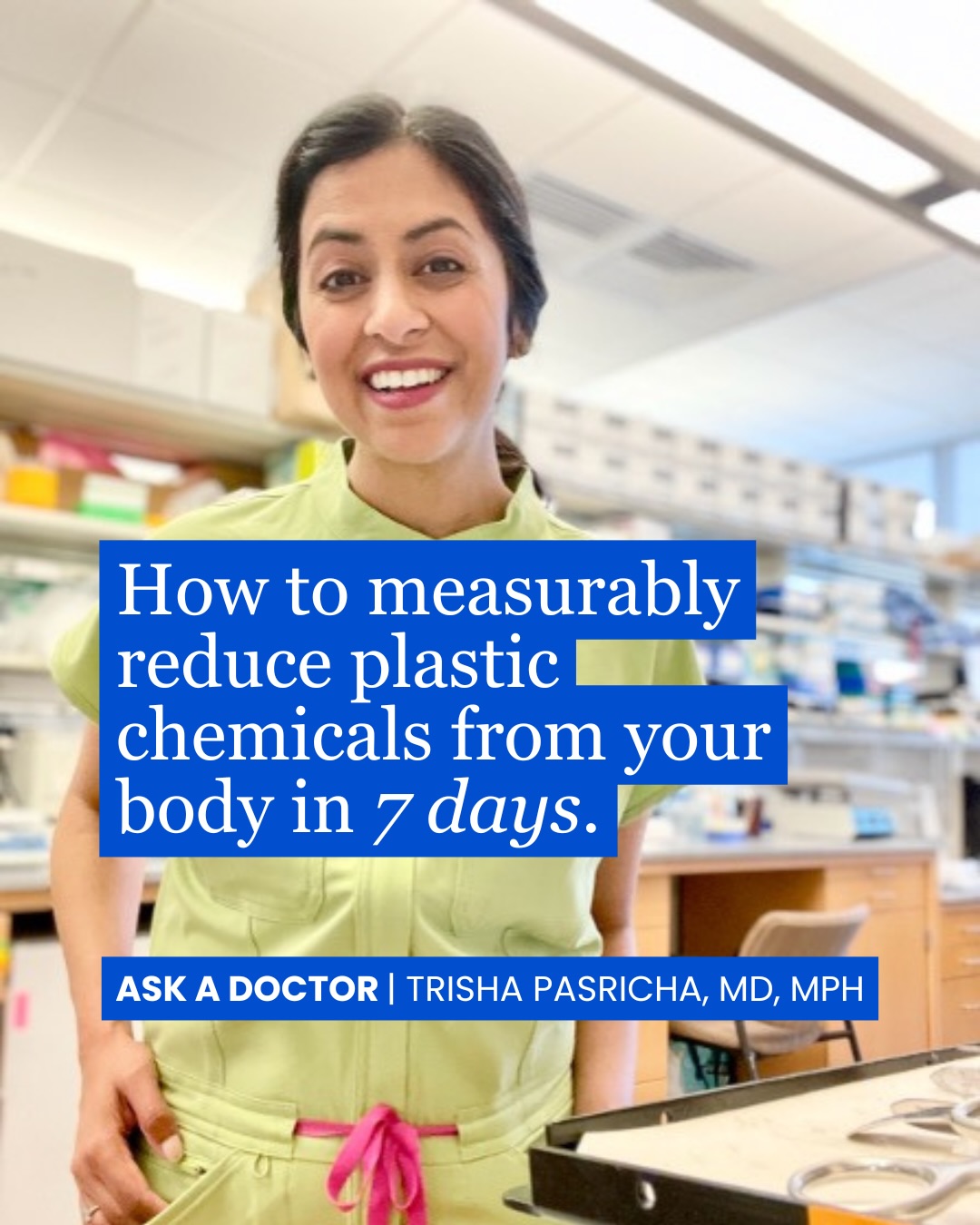A new randomized control trial published in Nature Medicine has given me something I rarely get to offer my patients: actual optimism when it comes to a study about plastic chemicals.
In seven days, researchers found that we could achieve measurable changes in the levels of plastic chemicals in our bodies through a few changes to our lifestyle.
Comment PLASTIC, and Iāll DM you my full column for the The Washington Post that just dropped this week.
PMID: 42014506