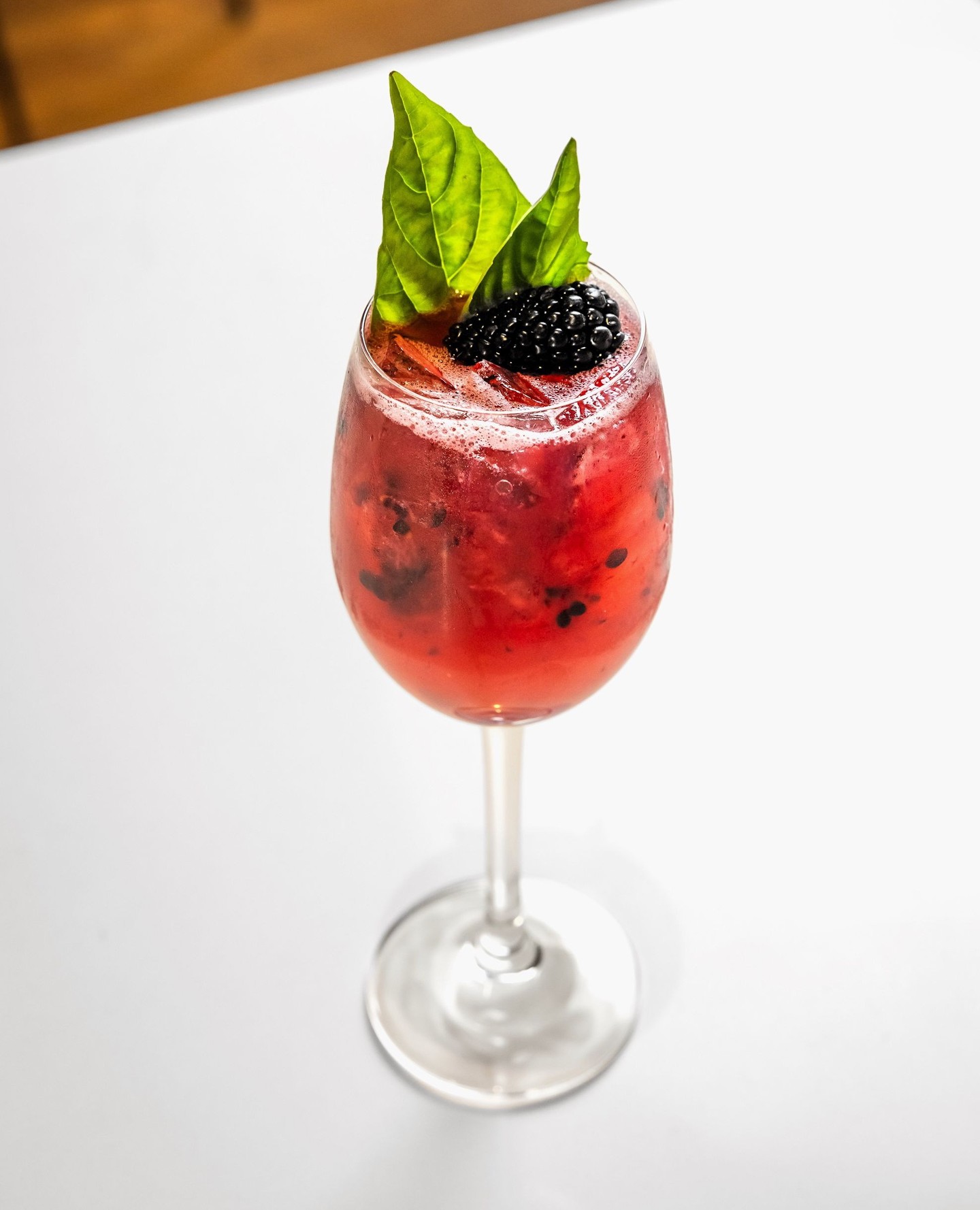 bold, bright, and a little bit wild 🍇🌿bramble & bloom — gin, lemon, muddled blackb....