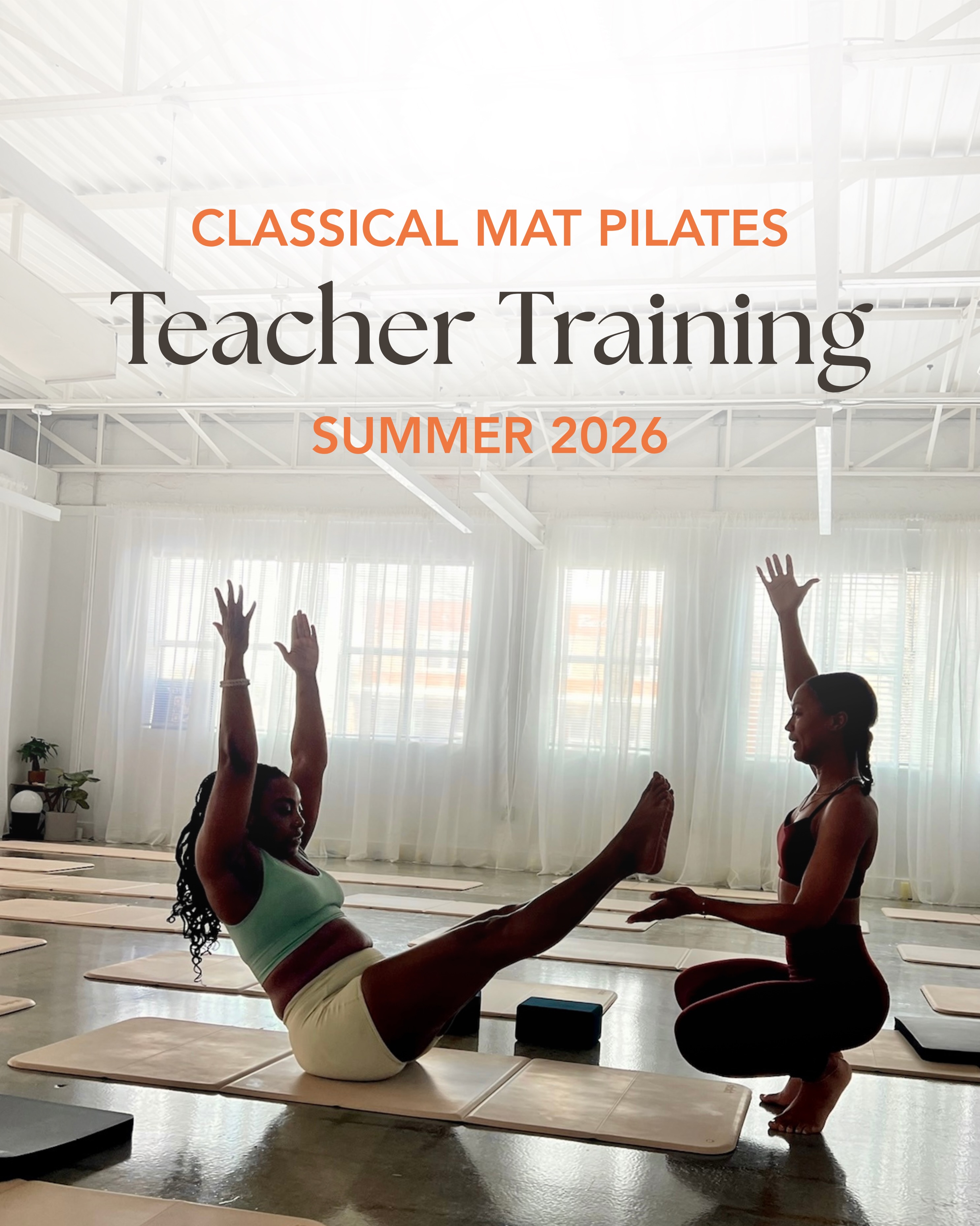 Your summer JUST GOT BETTER! ☀️
Our Classical Mat Pilates Teacher Training is officially happening this summer, by popular demand! The KKRU Comprehensive 200-hour Certification Program is designed for those ready to expand their understanding of Pilates beyond choreography and into embodied teaching, intelligent movement, and meaningful connection. Led through the lineage of the classical method, as defined by Joseph Pilates and carried on by Khetanya.
Whether you are looking to become a teacher, deepen your personal practice, or reconnect with your body through a more intentional lens, this program is built to challenge, support, and inspire growth.
REGISTER NOW FOR $200 OFF! (Automatically applied at checkout)
Swipe for details and DM us with questions! Sign up via the link in our bio 🙌