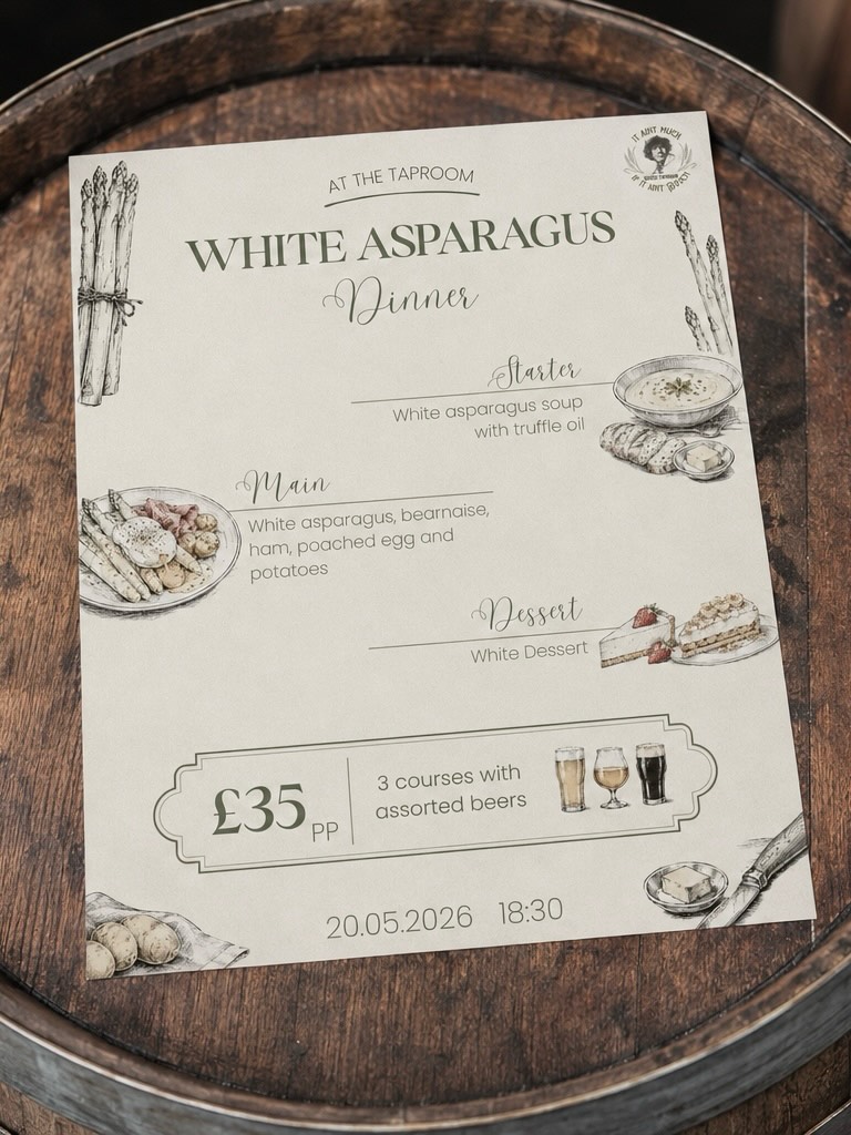 White asparagus season has arrived at the taproom!🌿
Join us for a special evening of seasonal dining, assorted beer pairings and a relaxed spring atmosphere inspired by one of the Netherlands’ most loved traditions.
A cosy night of great food, good beer and even better company.
Limited spaces available.
Book now via our website!
#LondonEvents #BermondseyBeerMile #TaproomVibes #dining #asparagus
