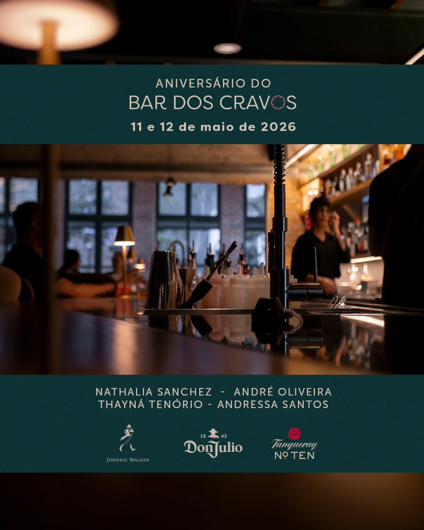 Uma comemoração com drinques especiais criados pela nossa equipe 💚
Sabe como reservar o seu lugar?
É só clicar no link da bio.
Venha brindar com nós!
#BarDosCravos #bar #aniversario #drink