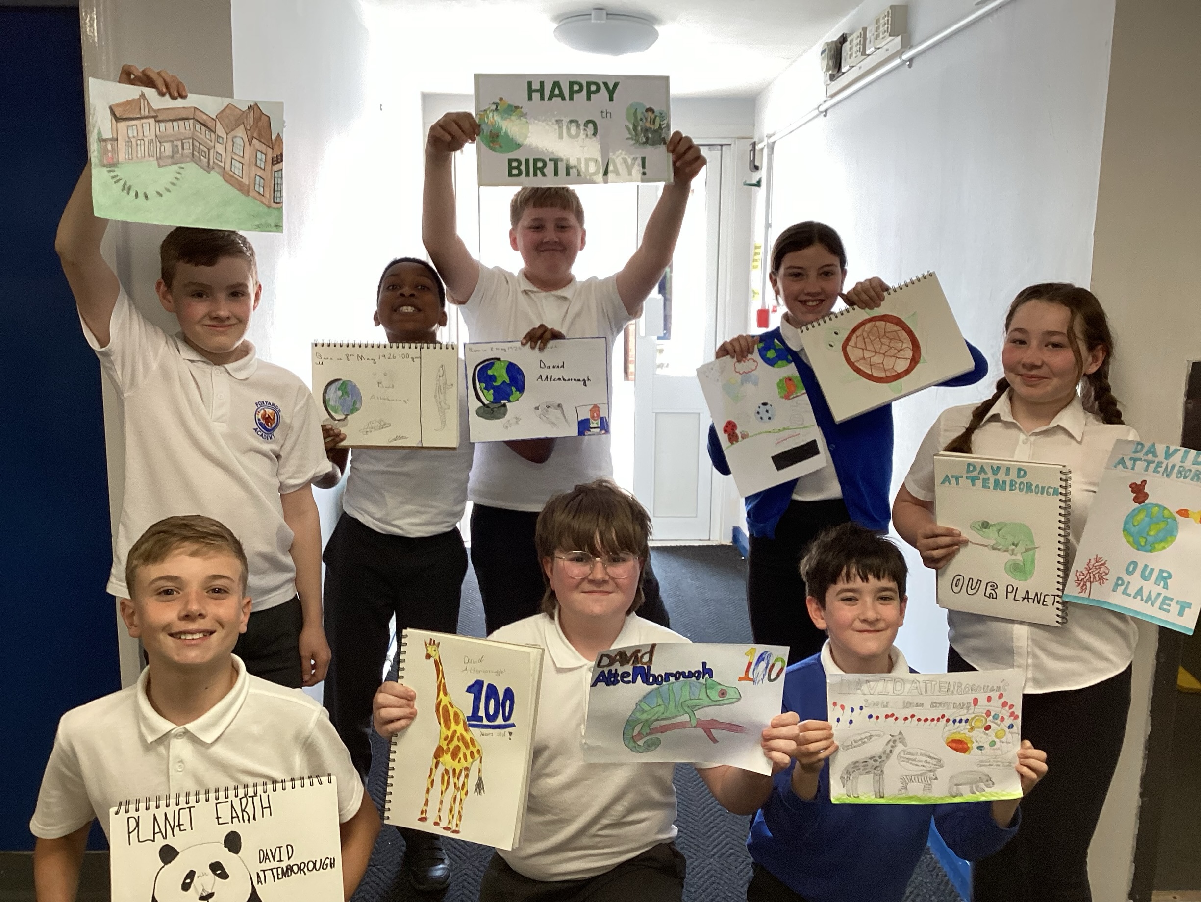Celebrating Sir David Attenborough’s 100th Birthday! ✨🌍
To mark this incredible milestone, our children have been busy learning about how we can all help protect our planet 💚
Across the school, every child made a personal pledge about what they will do to look after the Earth 🌱from recycling more to caring for wildlife.
We’ve also had lots of fun getting hands-on with nature through bug hunting at lunchtime 🐞🕷️, encouraging curiosity and respect for the world around us.
We are so proud of the children’s enthusiasm and commitment to making a difference - big or small, every action counts! 🌍
#DavidAttenborough100 #ProtectOurPlanet #EcoSchool #LoveWhereYouLive #OutdoorLearning Sustainability FutureStewards