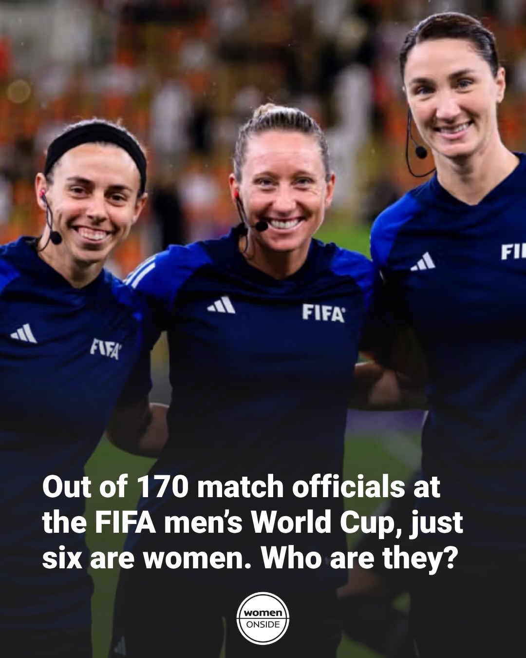 These women are impressive 🙌
Number of female appointed FIFA Match Officials for the 2026 Men’s World Cup:
Referees: 2/52
Assistant Referees: 3/88
Video Match Officials: 1/30