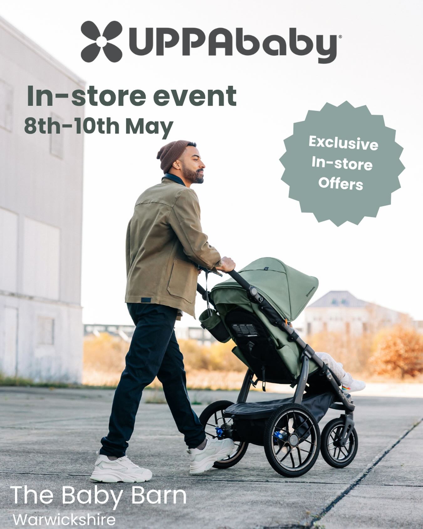 For our Baby Event this weekend we have some amazing offers across the Uppababy range! Head in store to get some expertise advice from an Uppababy specialist and full demo of any of there products💙
#uppababy #ridge #cruz #vista #promo