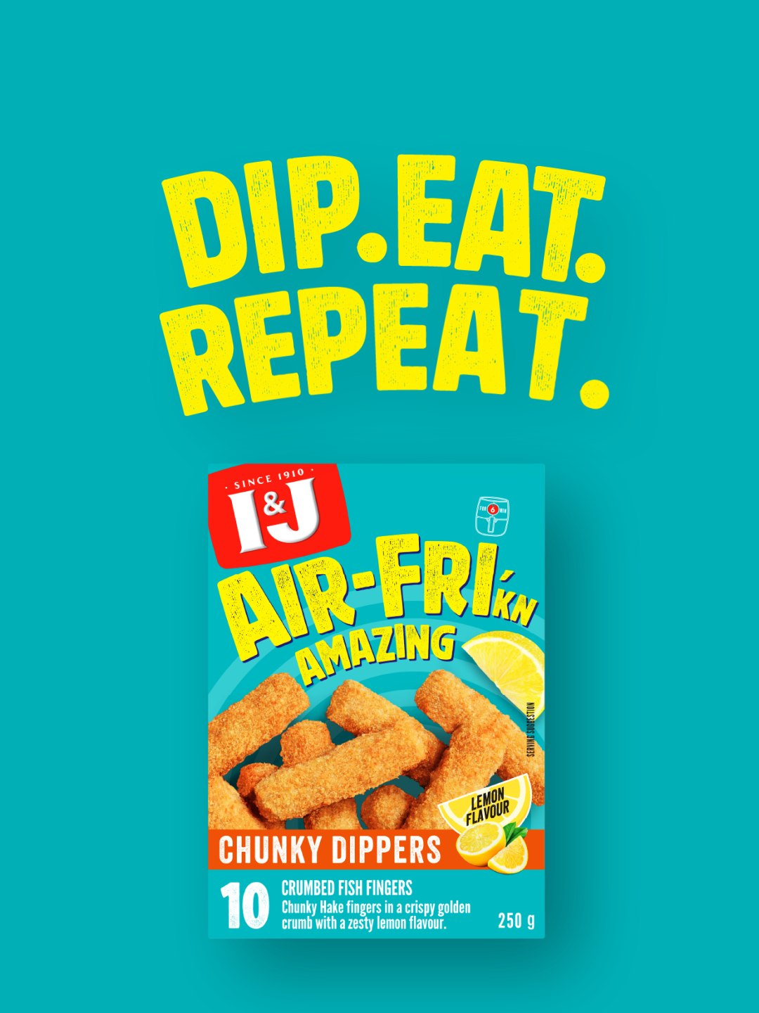 Crunch your way. There’s no right way to enjoy our I&J Air-Fri’kn Amazing Chunky Dippers - there’s o…
