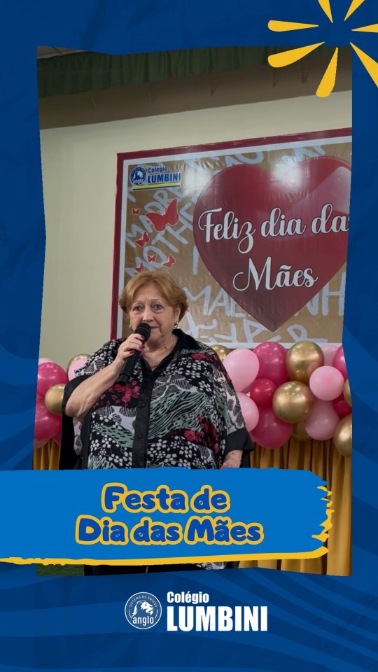 💐 FESTA DAS MÃES
Neste final de semana, vivemos momentos inesquecíveis em nossa Festa de Dia das Mães. Foi uma celebração incrível, emocionante e cheia de amor, preparada com muito carinho para homenagear aquelas que tornam tudo mais especial todos os dias.
Cada apresentação, sorriso, abraço e demonstração de afeto fizeram dessa comemoração um momento único para nossas famílias e toda a equipe do Colégio Lumbini.
Agradecemos de coração a todos os parceiros que contribuíram para que essa festa fosse um verdadeiro sucesso. O apoio, carinho e dedicação de cada um fizeram toda a diferença para tornar esse dia ainda mais especial.
Nosso muito obrigado também às famílias que estiveram presentes e confiaram mais uma vez no nosso trabalho. Foi lindo viver esse momento ao lado de vocês! 💙