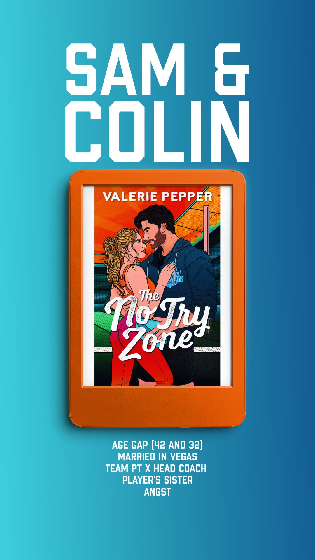 📖 The No Try Zone by Valerie Pepper
💍Age gap (42 and 32)
♦️Married in Vegas
🃏Team PT x head coach
💍Forbidden romance
🏉 Player’s sister
♦️Forced proximity
🃏Found family
💍Angst
#sportsromancebooks #rugbyromance #forbiddenromance #atlantagranite #valeriepepper