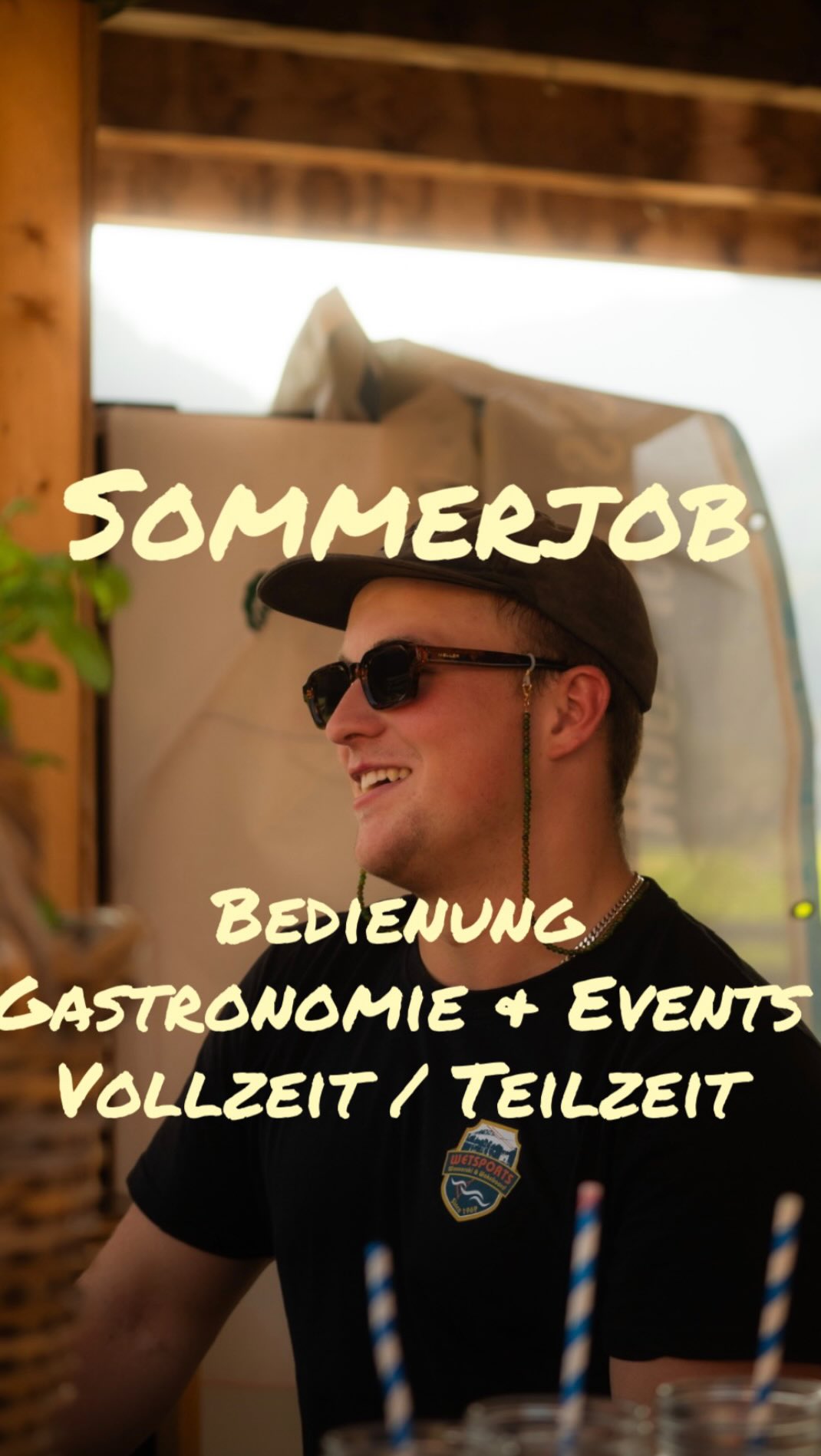 Wir suchen Verstärkung für unser Gastronomie- & Eventteam am See! ☀️🌊
Für die Saison ab sofort bis Ende September suchen wir motivierte Unterstützung in Voll- oder Teilzeit.
Gastro-Erfahrung ist natürlich ein Plus, aber kein Muss. Viel wichtiger sind uns Motivation, Zuverlässigkeit, Teamgeist und Lust auf einen abwechslungsreichen Arbeitsplatz direkt am Wasser.
Dich erwartet ein junges Team, coole Events, Sommerfeeling pur und ein Arbeitsplatz, an dem garantiert kein Tag wie der andere ist.
Klingt nach dir?
Dann bewirb dich jetzt per Mail an info@wetsports.de und werde Teil unseres Teams 🙌
#jobangebot #wirsuchendich #gastrojob #summer #wakeparkkiefersfelden