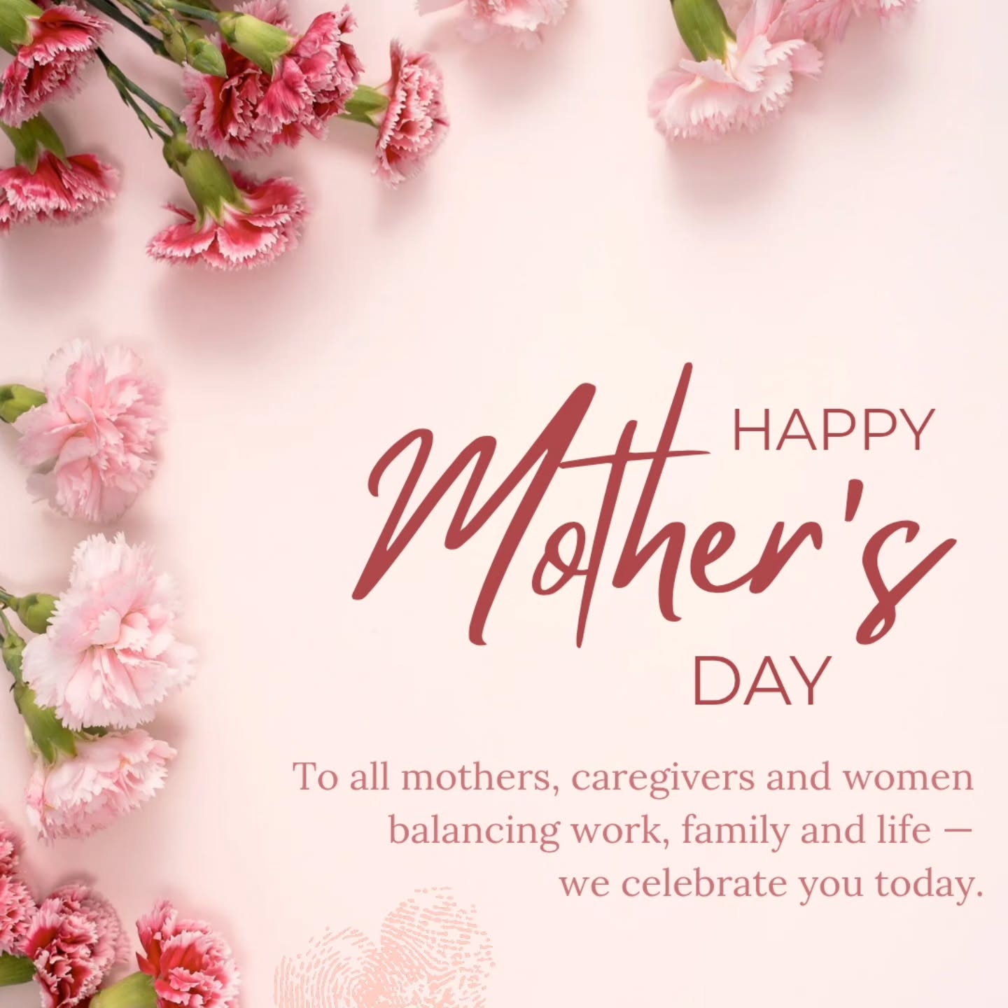Today we celebrate the strength, resilience and dedication of mothers everywhere.
To the women balancing leadership, family, work and care — thank you for the impact you make every day.
Happy Mother’s Day from GDPEO 🌸
#MothersDay #WomenInLeadership #WorkplaceWellbeing #GDPEO #Appreciation