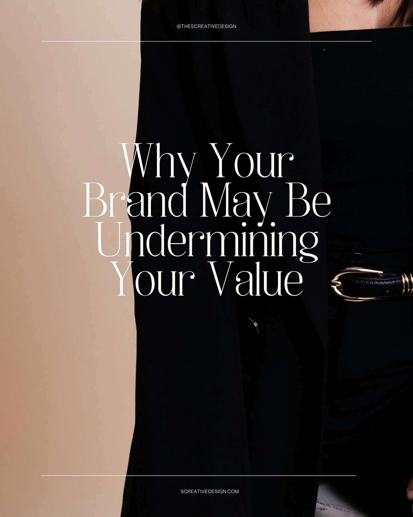 Your brand might be undermining your value.
You can be highly experienced, deliver incredible work, and still struggle to attract the right clients… if your brand isn’t reflecting that same level.
People aren’t only buying based on what you do.
They’re responding to how your business is presented.
Before someone experiences your service, they’ve already formed an opinion based on your brand.
Your brand shapes how professional, trustworthy, established, and high-value your business feels.
If it comes across as DIY, inconsistent, or misaligned with your audience, it creates doubt — even when your work is strong.
Your messaging, fonts, images, and layout all contribute to that perception.
And that perception directly impacts:
Who you attract
What they expect to pay
How seriously they take your business
This is why many business owners struggle to raise their prices.
Their brand isn’t communicating the value behind it.
Is yours? #smallbusinessbranding