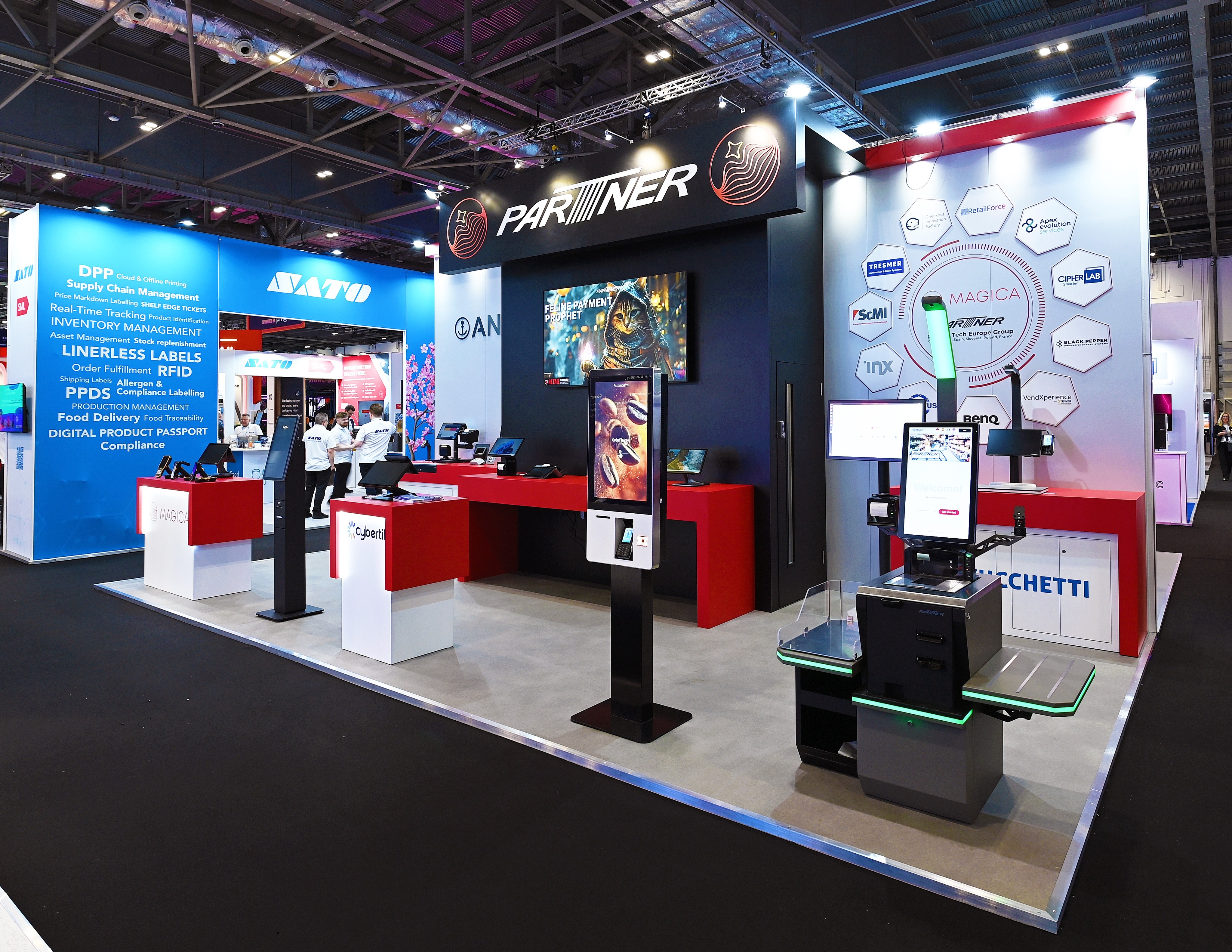 Another fantastic stand we built recently at @retail.technology.show - @partner.tech
When designing exhibition stands at shows like this for clients who specialise in and want to demonstrate their range of retail POS technology, it's not just aesthetics to keep in mind; carefully planned placement of and access to underfloor power and network cabling are massively important. 🔌⚡🛜
This kind of logistical challenge means that during stand production from concept to delivery:
🧑🏻💼Our lovely project managers and stand designers expertly dissect the floorplan and advise the client on the optimal stand arrangements to complement open sides, match delegate flows and maximise organic visitor footfall.
🧩 Our skilled draughts people must ensure all scale drawings and 3D models allow for designated wall/floor access points which correspond exactly with onsite electrical and internet orders, to match the client's desired machine placement.
🫱🏻🫲🏻 We must ensure meticulous collaboration with the designated show venue and organiser to guarantee a stress free build up and seamless exhibitor experience.
Can we help you deliver an upcoming project? Let us know:
💻 https://www.esm-uk.com/
📧 sales@esm-uk.com
📞 01795 713086
#rts #retailtechnologyshow #event #exhibition #retailpos #show #stand #team
