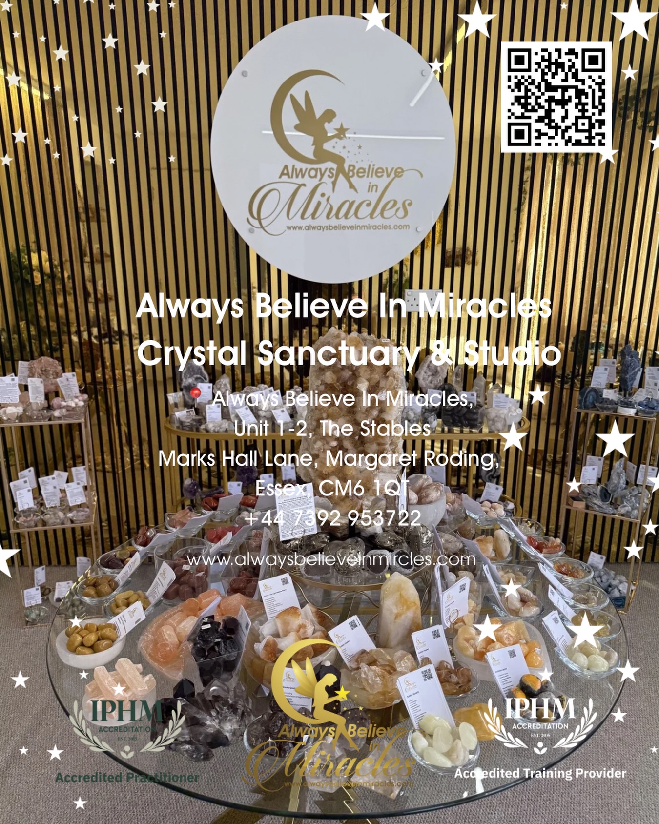 I am so excited to bring something beautiful and new into the studio ✨
This Sunday, I will be launching our very first Sanctuary Pop-Up at Always Believe In Miracles Crystal Sanctuary & Studio — a feel-good day created for shopping, connecting, mingling, and remembering how good it feels to be surrounded by inspiring women, beautiful energy, and things that make you feel more like yourself.
This is not just a pop-up.
It is a day to feel good from the inside out.
I created these events to empower women, bring us together, and remind us that looking good and feeling good can also be part of healing.
Yes, healing is about the deep inner work, growth, releasing and reconnecting to self…
but it is also about how we care for ourselves, express ourselves, and show up in our own lives.
Sometimes healing looks like:
putting on an outfit that makes you feel confident,
wearing jewellery that empowers you,
finding colours that light you up,
lighting a candle at the end of a long day,
or reconnecting to the version of you that feels alive again.
That matters too🤍
These pop-ups will run monthly, with a little pause over summer — because rest matters too ☀️
Bringing together beautiful aligned brands including crystals, candles, jewellery, aromatherapy oils, colour styling, fashion, activewear, accessories, wellness and lifestyle pieces — every brand has heart behind it.
But this is about more than shopping.
Come and meet incredible women following their passion whilst balancing real life alongside it — full-time jobs, school runs, motherhood, family life and everything in between — yet still showing up for what they love.
That takes courage.
That takes passion.
That takes heart.
Alongside these monthly pop-ups, the studio will also be opening its doors to mini photography shoots, branding sessions, workshops, wellness events and creative gatherings.
So if you have an idea, a business, or something beautiful you would love to bring into the space — please reach out✨
Sunday 10th May 2026 at 10.30am to 4pm
📍 Always Believe In Miracles Crystal Sanctuary & Studio
The Reid Rooms, Margaret Roding, Essex CM6 1QT
Next Pop-Up: Sunday 7th June • 10:30am
Natasha 💚