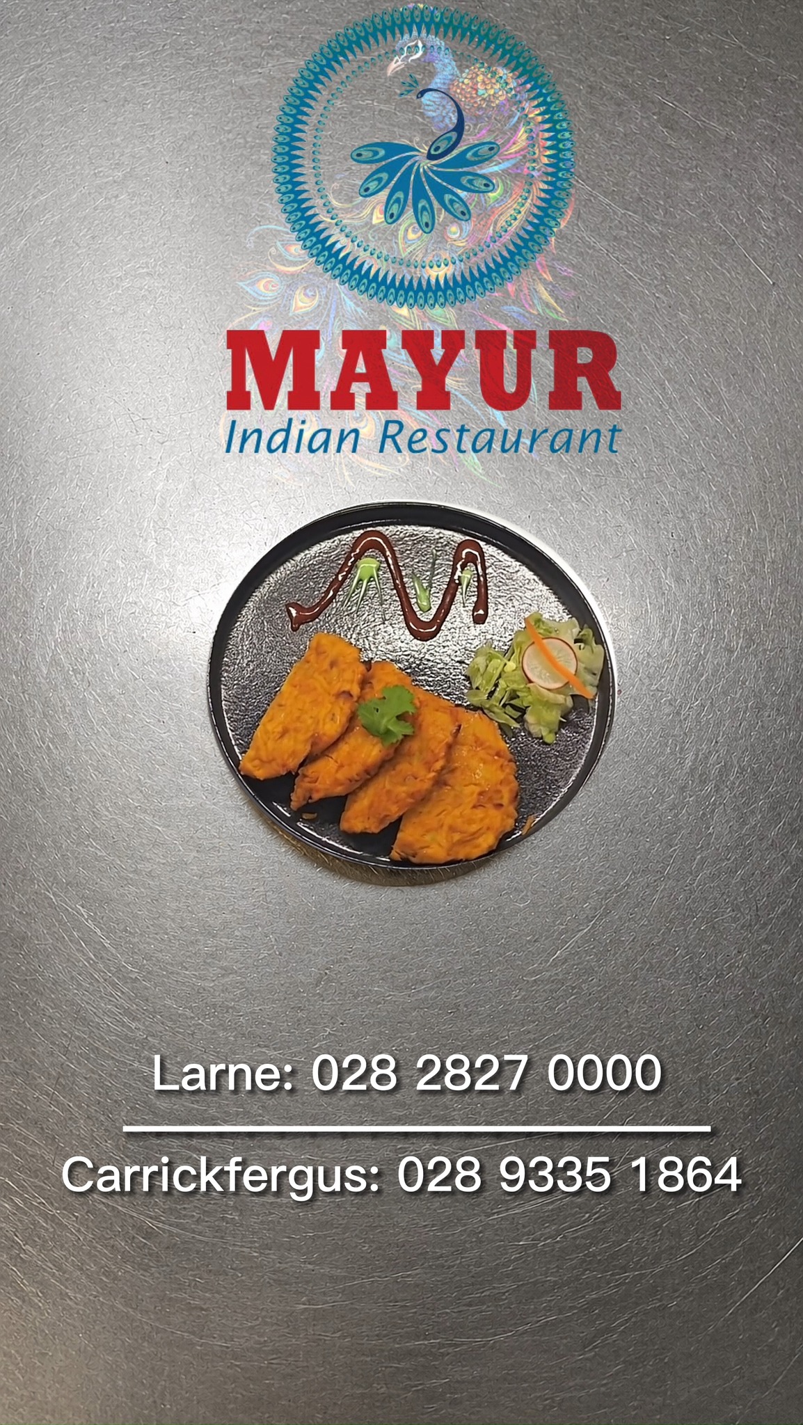 🫶Mayur's Starter🫶
Mayur's way - Feast like a Royal. 🔥
🌟For Reservation, please call us now 🌟
CARRICKFERGUS: 028 9335 1864/1865
LARNE: 028 2827 0000/0001
or send us a message via
Facebook / Instagram (@mayur_indian_ni)
#Mayur #Larne #carrickfergus #IndianinLarne #IndianInCarrickfergus #Menu #indiancuisine #indianfood #love #curriesofindia #foodie #desimasala #cobra #karahi #drinks #winelover #foodtasting #thankyouforyoursupport #grateful #curry #larne #carrickfergus #celebration #party #fypreels #fyp #indianincarrickfergus #2026