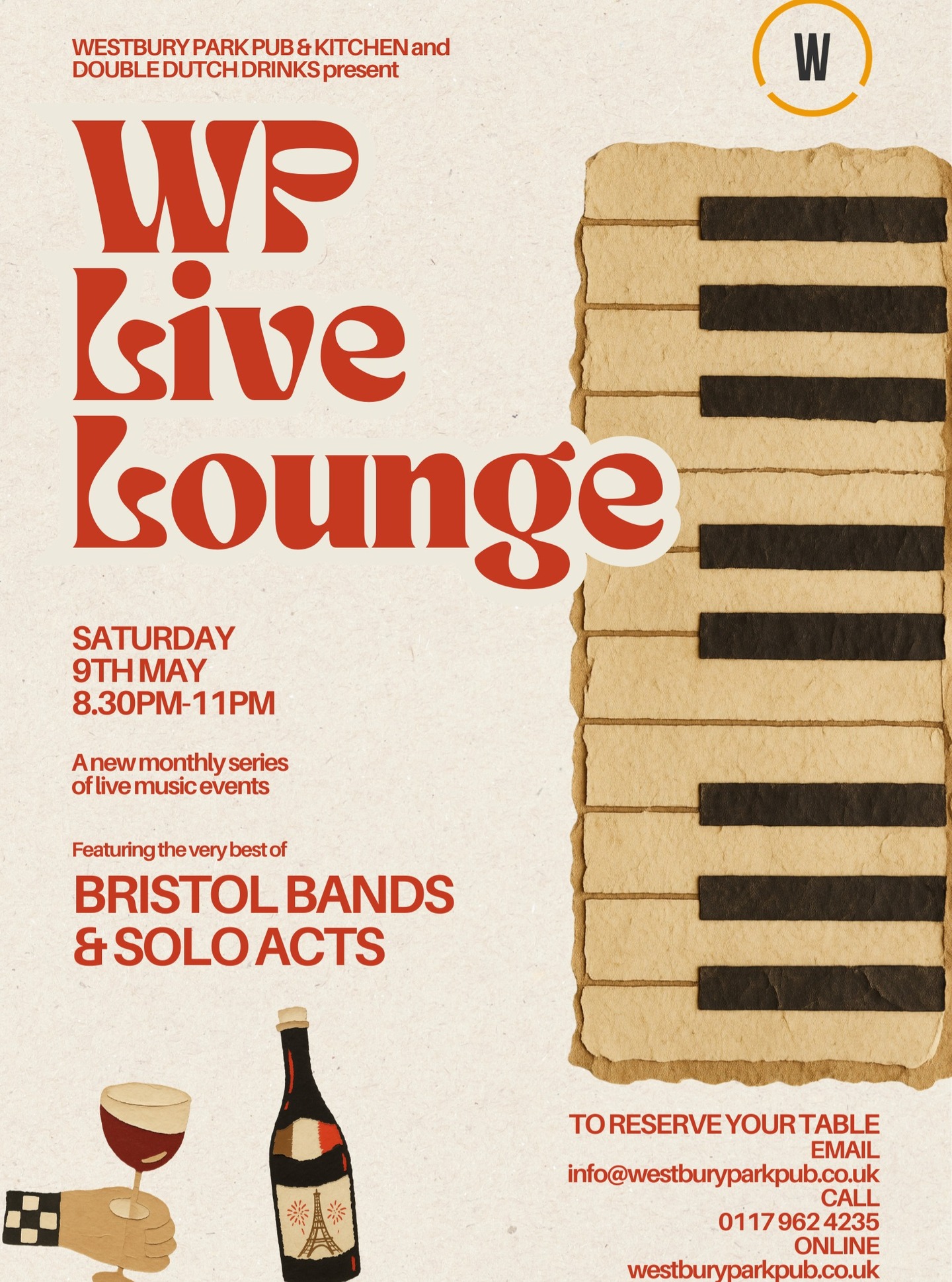 Our sister pub @westburyparkpub is starting a brand new series of live music nights!
Starting next Saturday (9th May) they'll be pouring cocktails to a live soundtrack of the very best of jazz, swing, soul and more. We'll see you there!