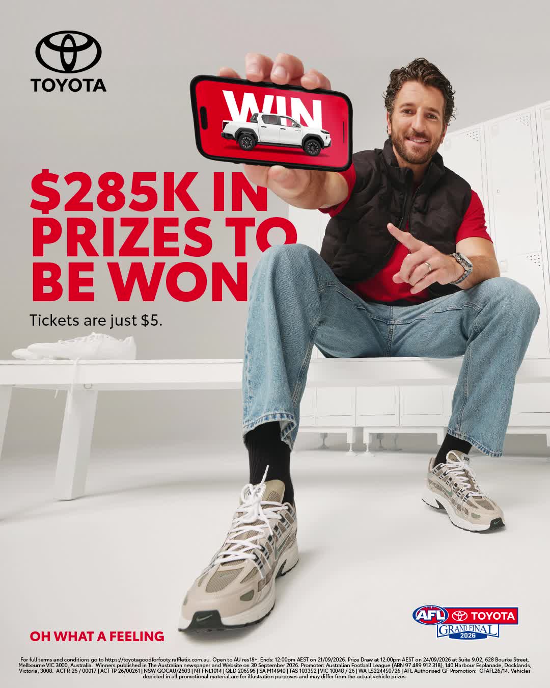 Hey Jets Family and Friends!
We're involved in the Good for Footy Raffle this season. Tickets are only $5 with 100% funds going back to our fantastic club...AND every ticket gives you the chance to win one of 3 cars and other great prizes!! It's a win - win!!
Click the link in our profile above to purchase tickets.
https://toyotagoodforfooty.raffletix.com.au/jetsjuniors
T&CβS apply. To view full T&Cβs visit toyotagoodforfooty.raffletix.com.au See less