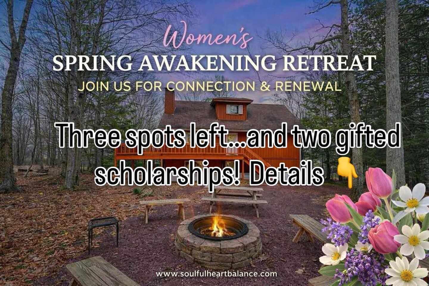 Three Spots Left… and Two 1/2 off scholarship gifts! Full details in comments 👇
