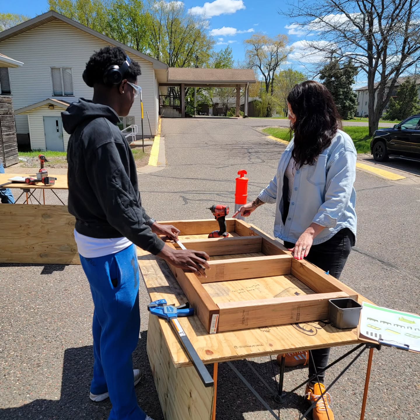 Spring in MN is the best 🌞 and the best time to build garden beds!