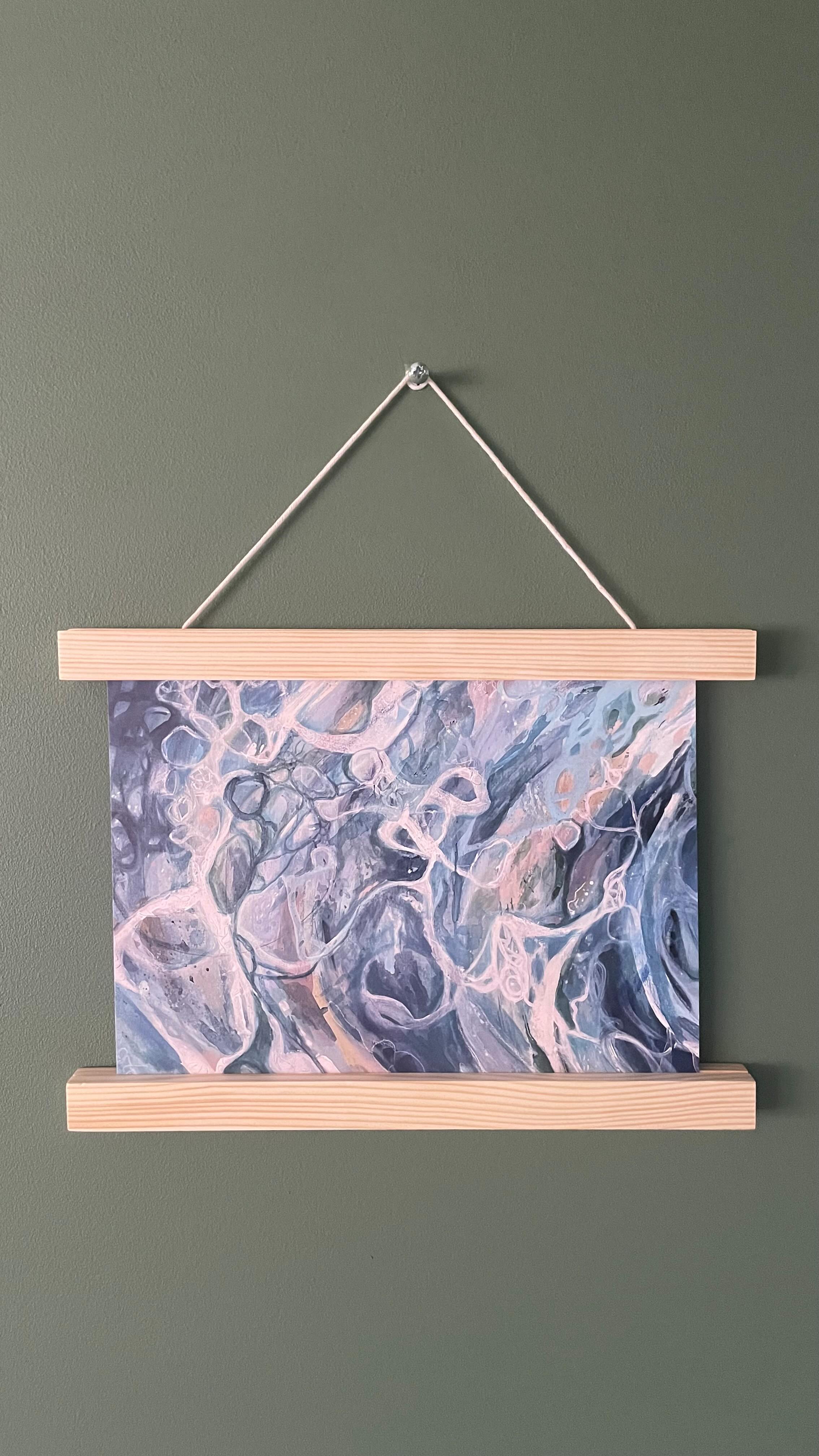 Watch me unboxing a print of my favourite original painting “Washed Away” Comes ready to hang and the print quality is amazing. See all the prints I have available to purchase at sandravincentart.com.au #sandravincentart #artprintsforsale #painting #melbourneart #abstractpainting