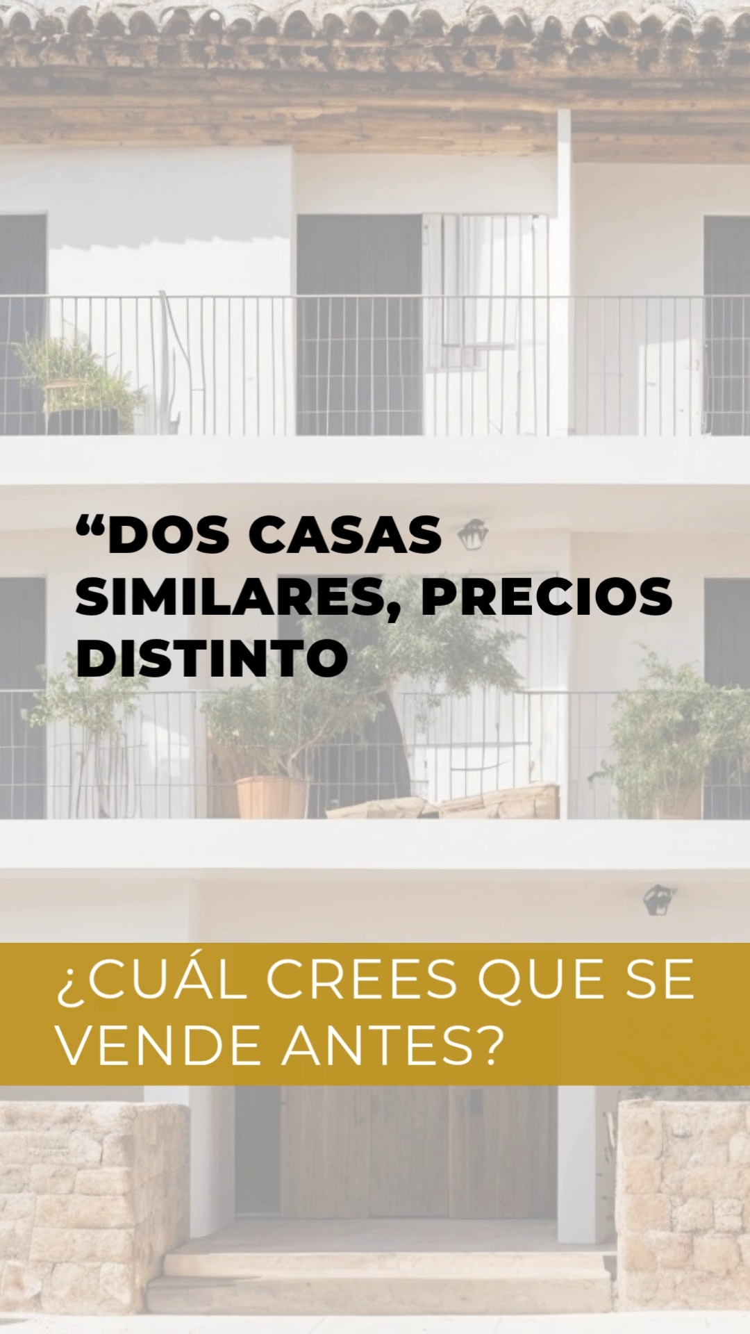 Cuando un comprador busca vivienda,
no ve solo una propiedad.
Ve varias.
Compara precios, estado, ubicación y sensaciones.
Y en esa comparación, las decisiones son rápidas.
No gana la mejor casa.
Gana la que está mejor posicionada dentro de su rango.
Ahí es donde el precio marca la diferencia
mucho antes de que llegue una oferta.
Si estás pensando en vender,
es importante entender en qué posición compite tu vivienda.